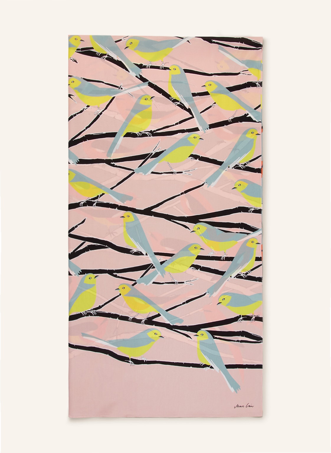 Image of Marc Cain Seidenschal rosa