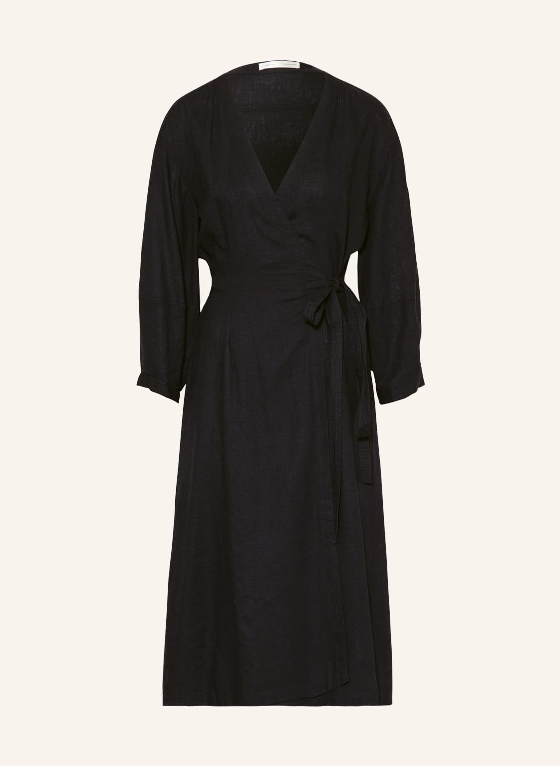 Image of Inwear Wickelkleid Amosiw Mit Leinen schwarz