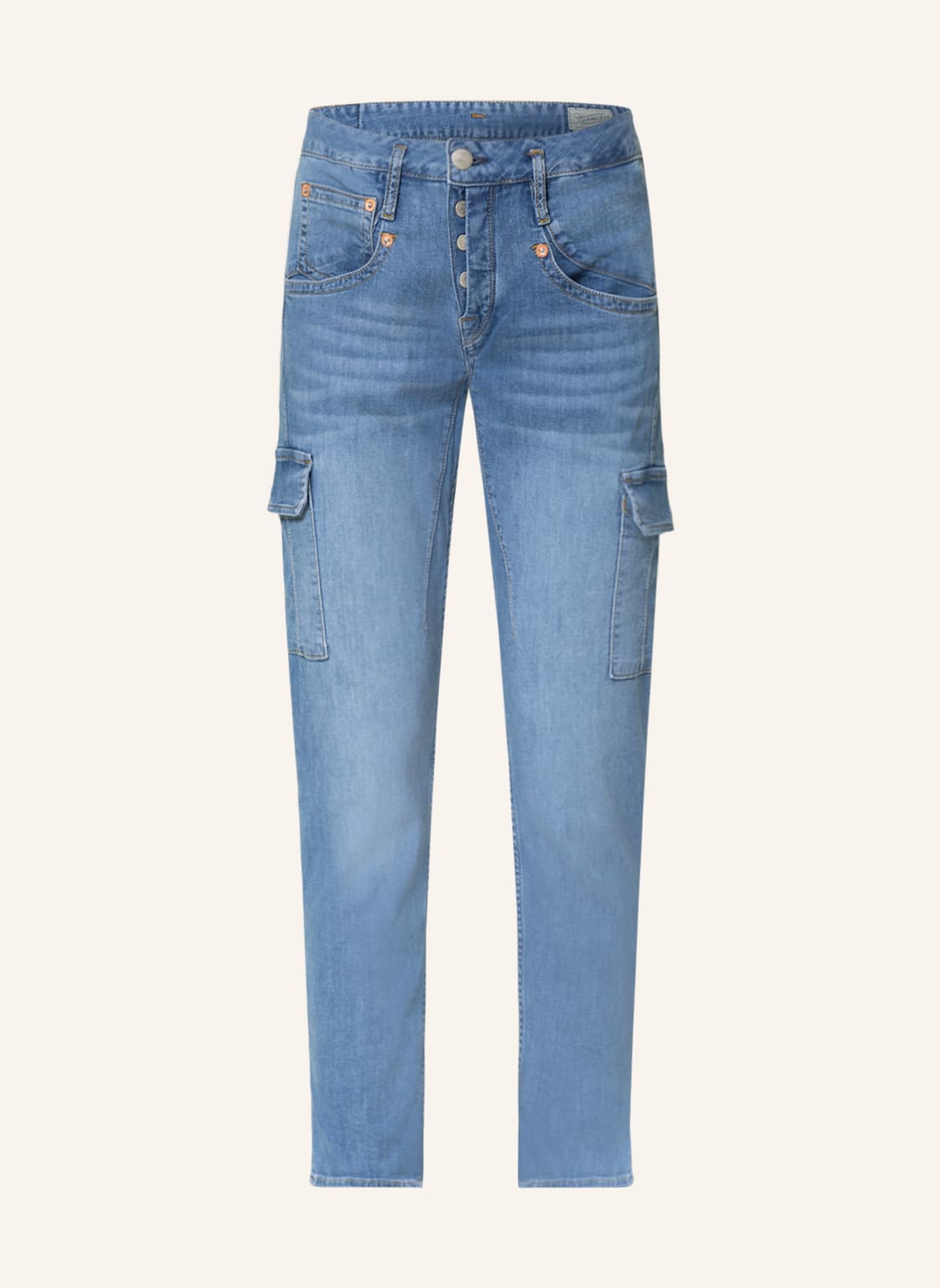 Image of Herrlicher Cargo-Jeans Shyra blau