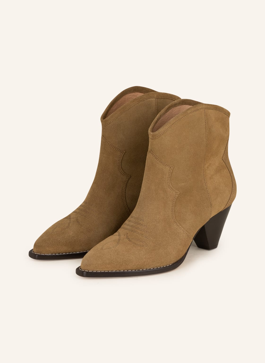 Image of Isabel Marant Cowboy Boots Darizo beige
