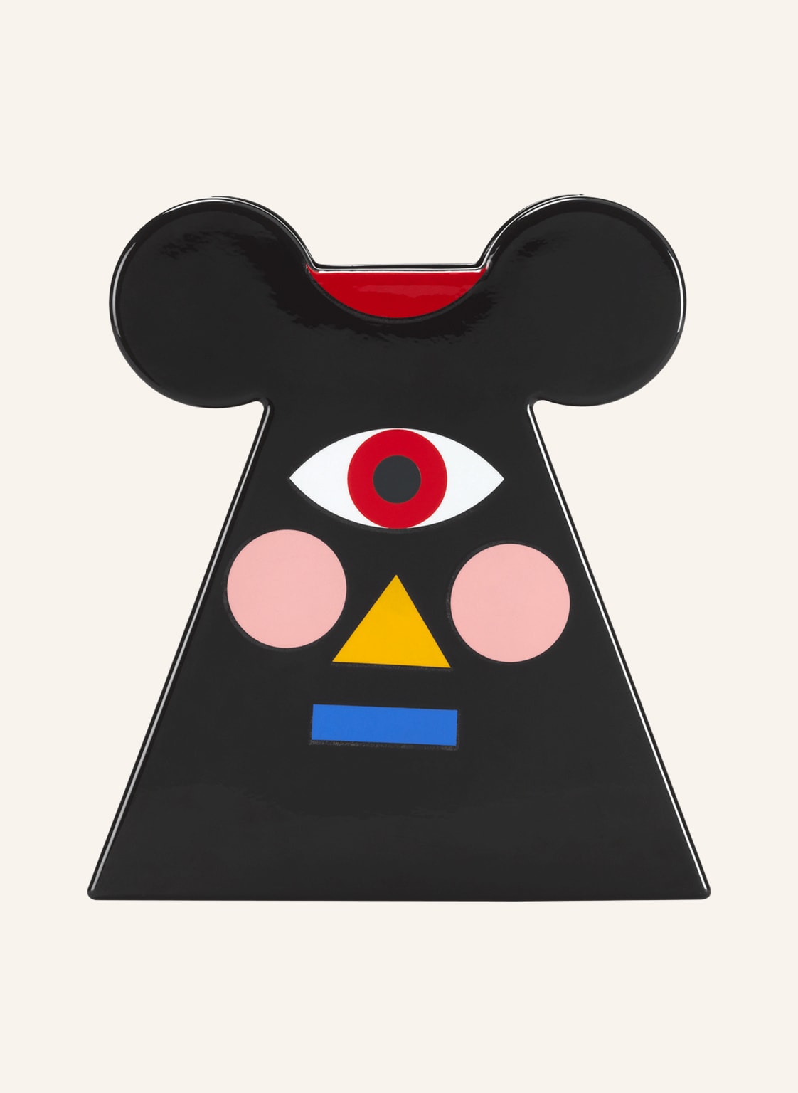 Image of Qeeboo Vase Oggian Mister Mouse schwarz