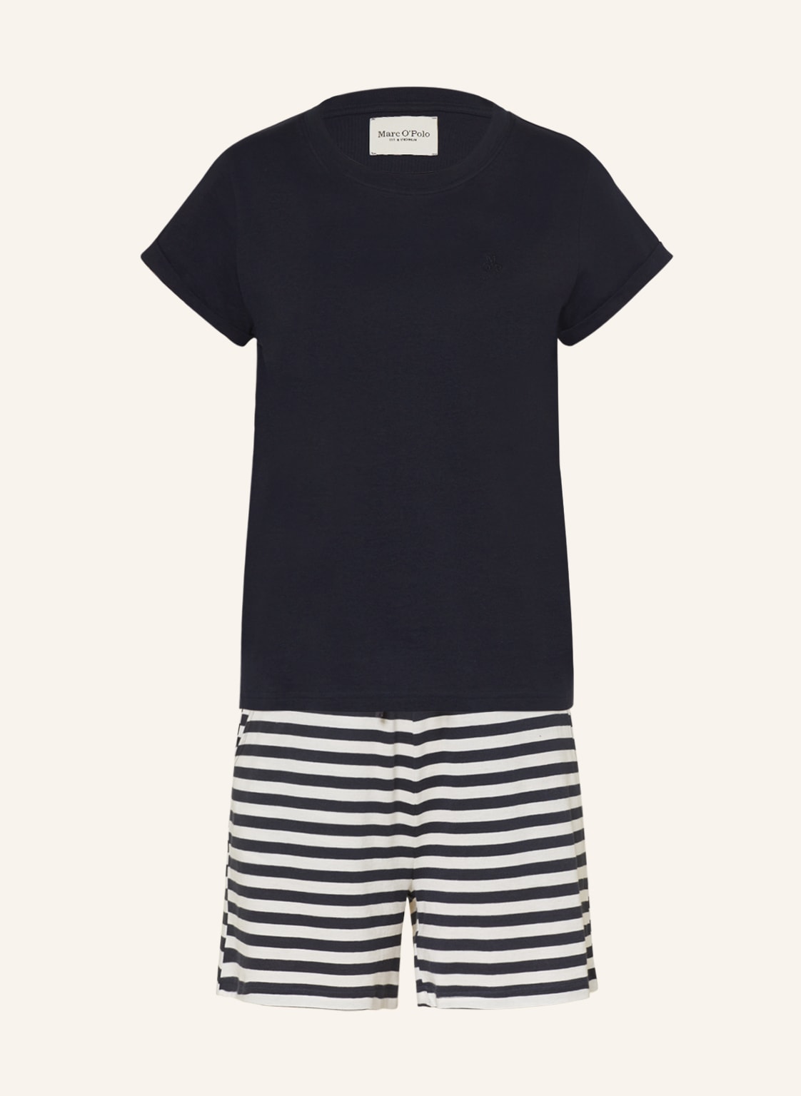 Image of Marc O'polo Shorty-Schlafanzug blau