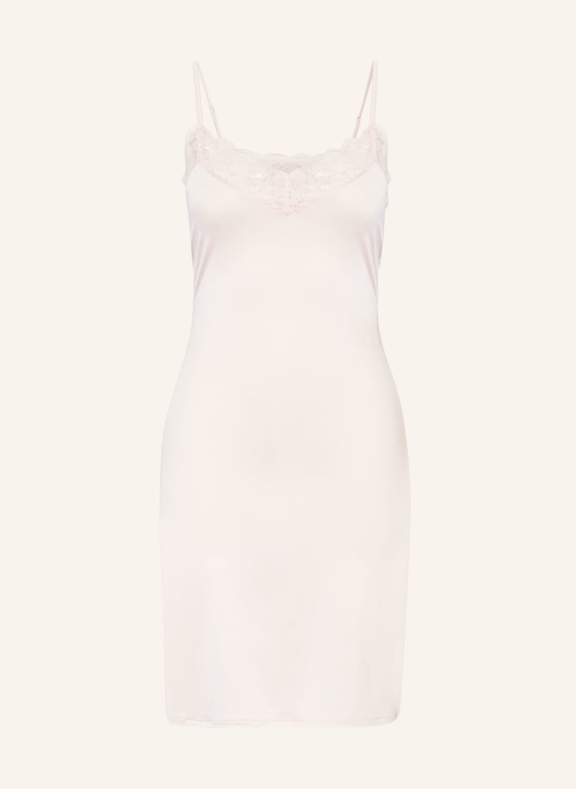 Image of Hanro Negligé Mae Aus Satin rosa