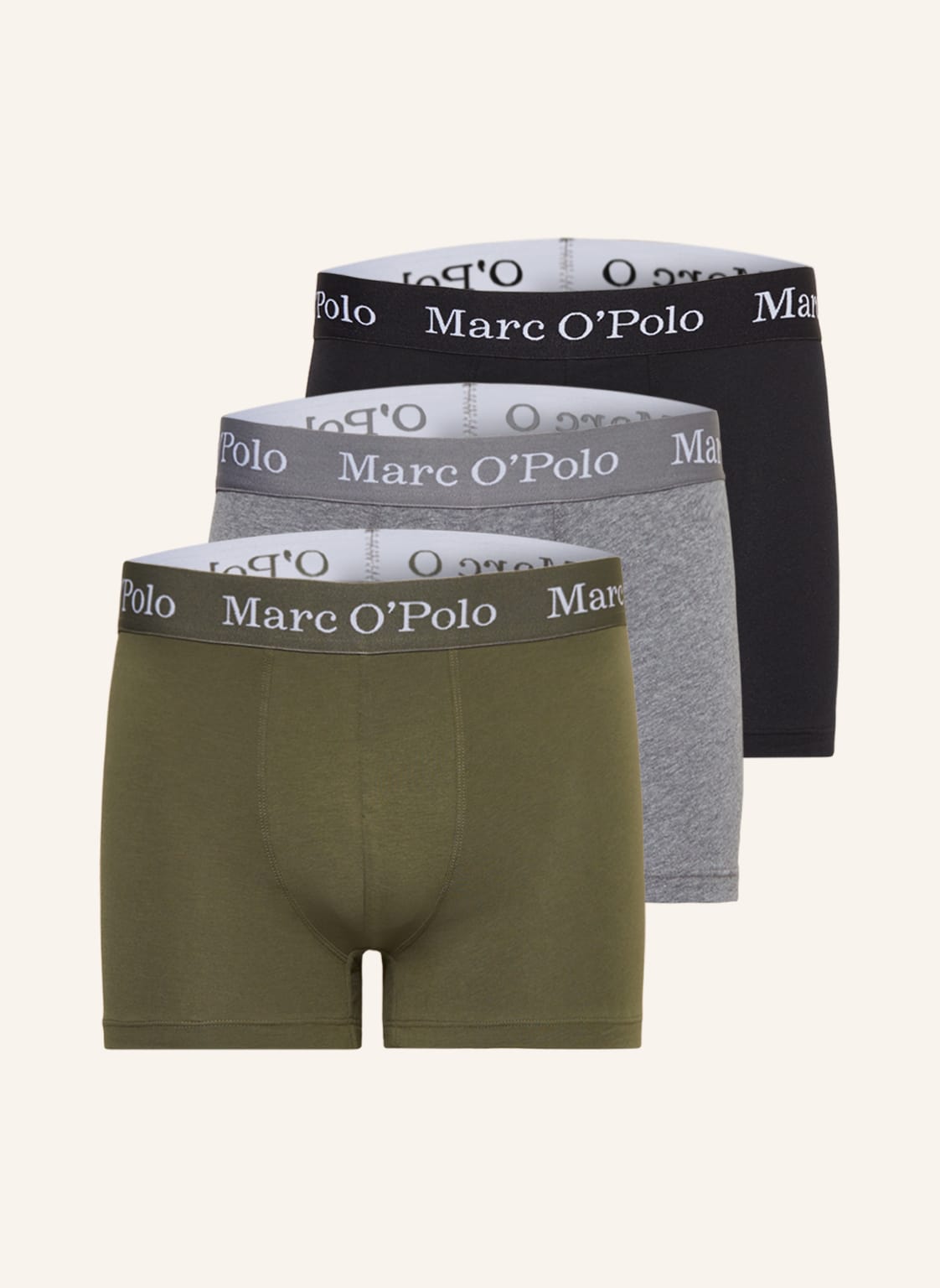 Image of Marc O'polo 3er-Pack Boxershorts grau
