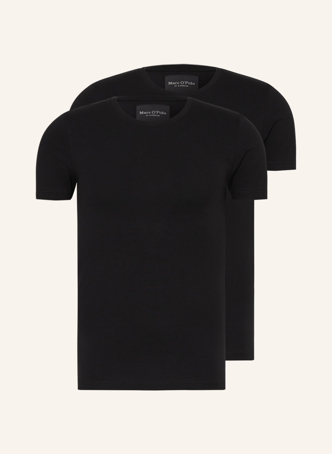 Image of Marc O'polo 2er-Pack T-Shirts Essentials schwarz