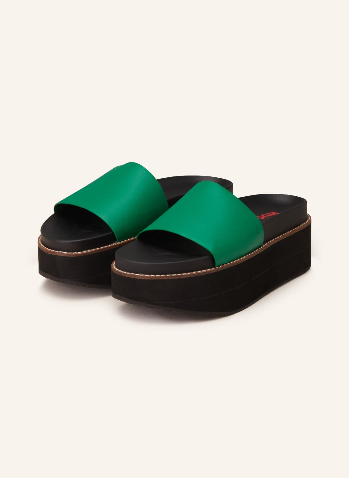 Image of Hugo Plateau-Pantoletten Lisa gruen