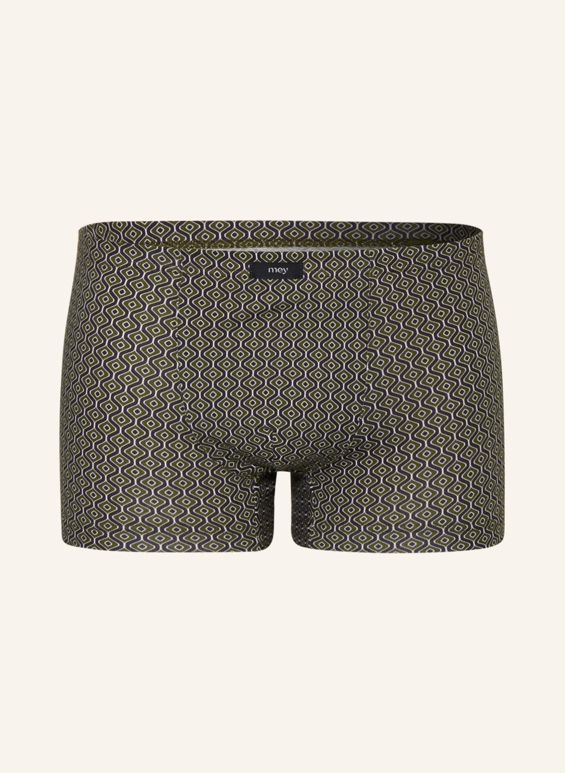 Image of Mey Boxershorts Serie Retro Muster gruen