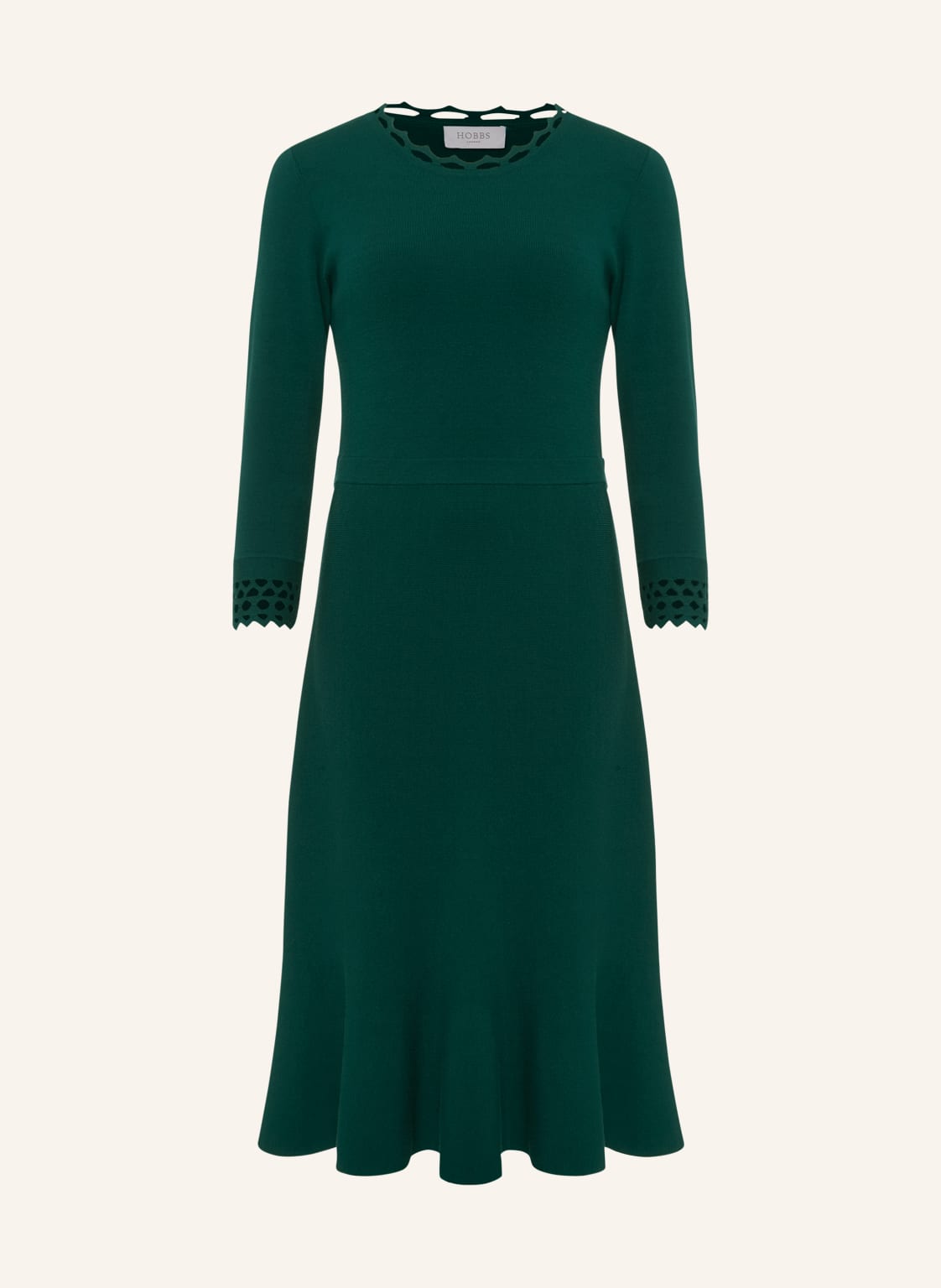 Image of Hobbs Strickkleid Erin gruen