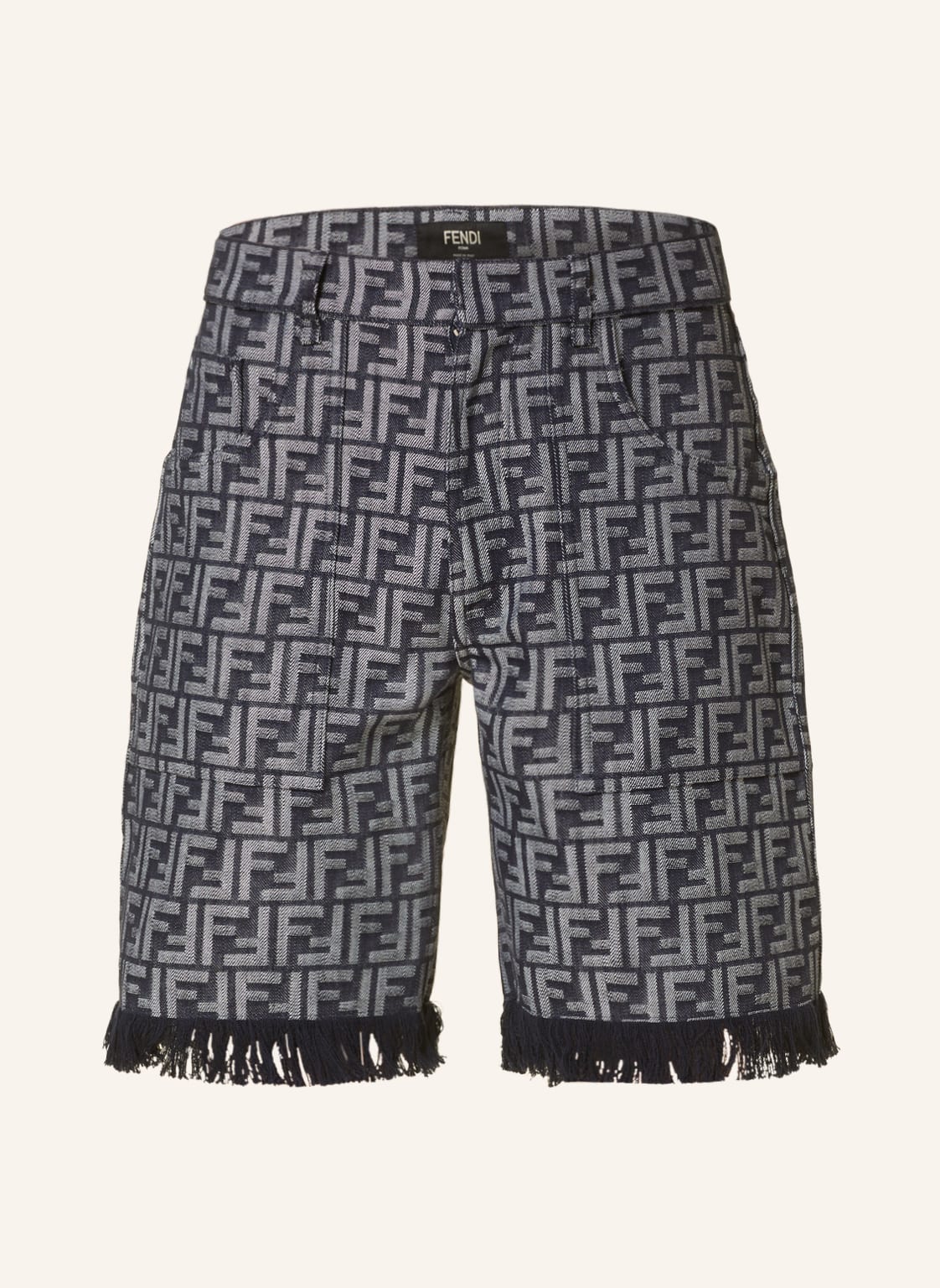 Image of Fendi Jeansshorts blau