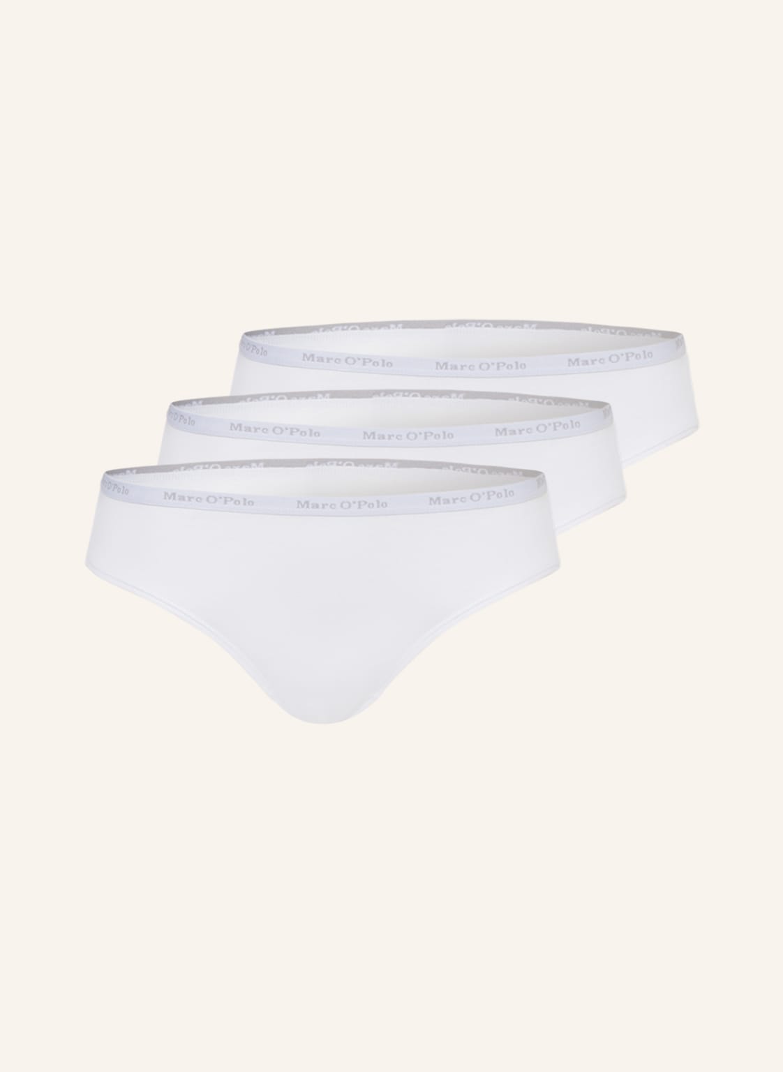 Image of Marc O'polo 3er-Pack Slips weiss
