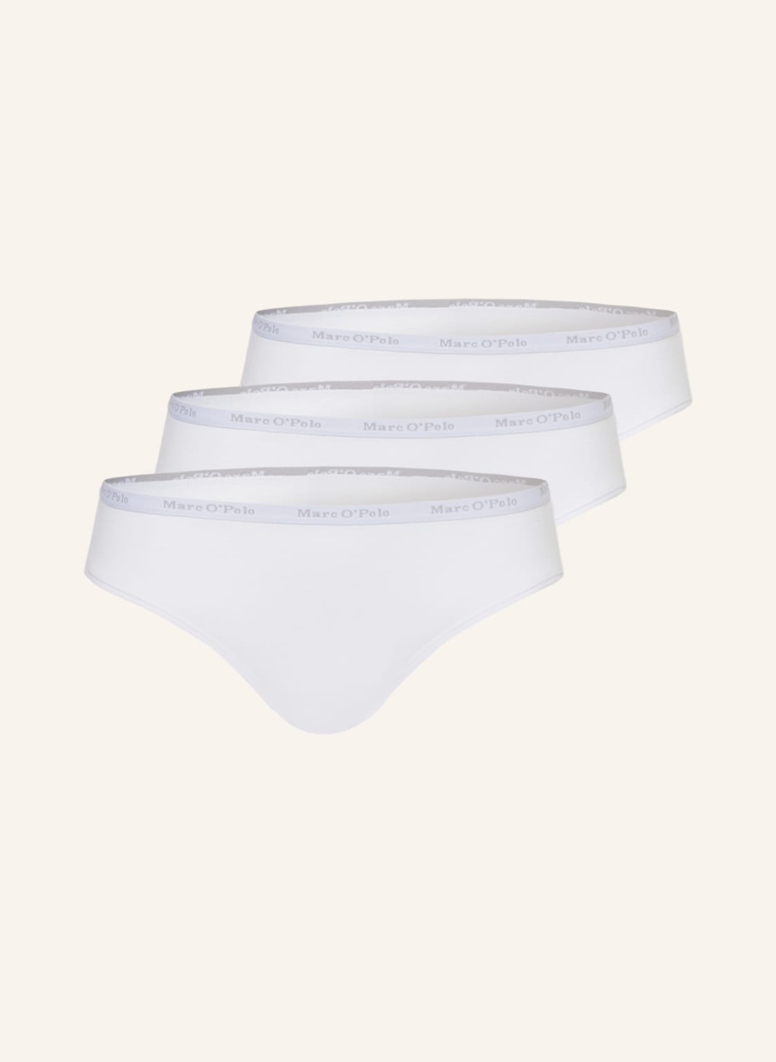 Image of Marc O'polo 3er-Pack Panties weiss