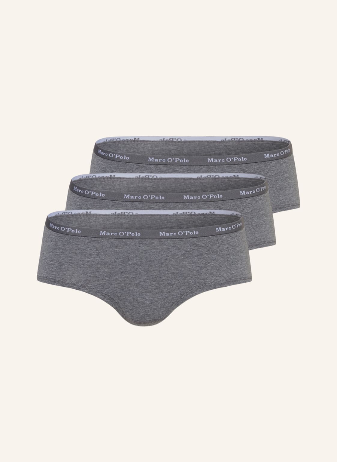 Image of Marc O'polo 3er-Pack Panties grau