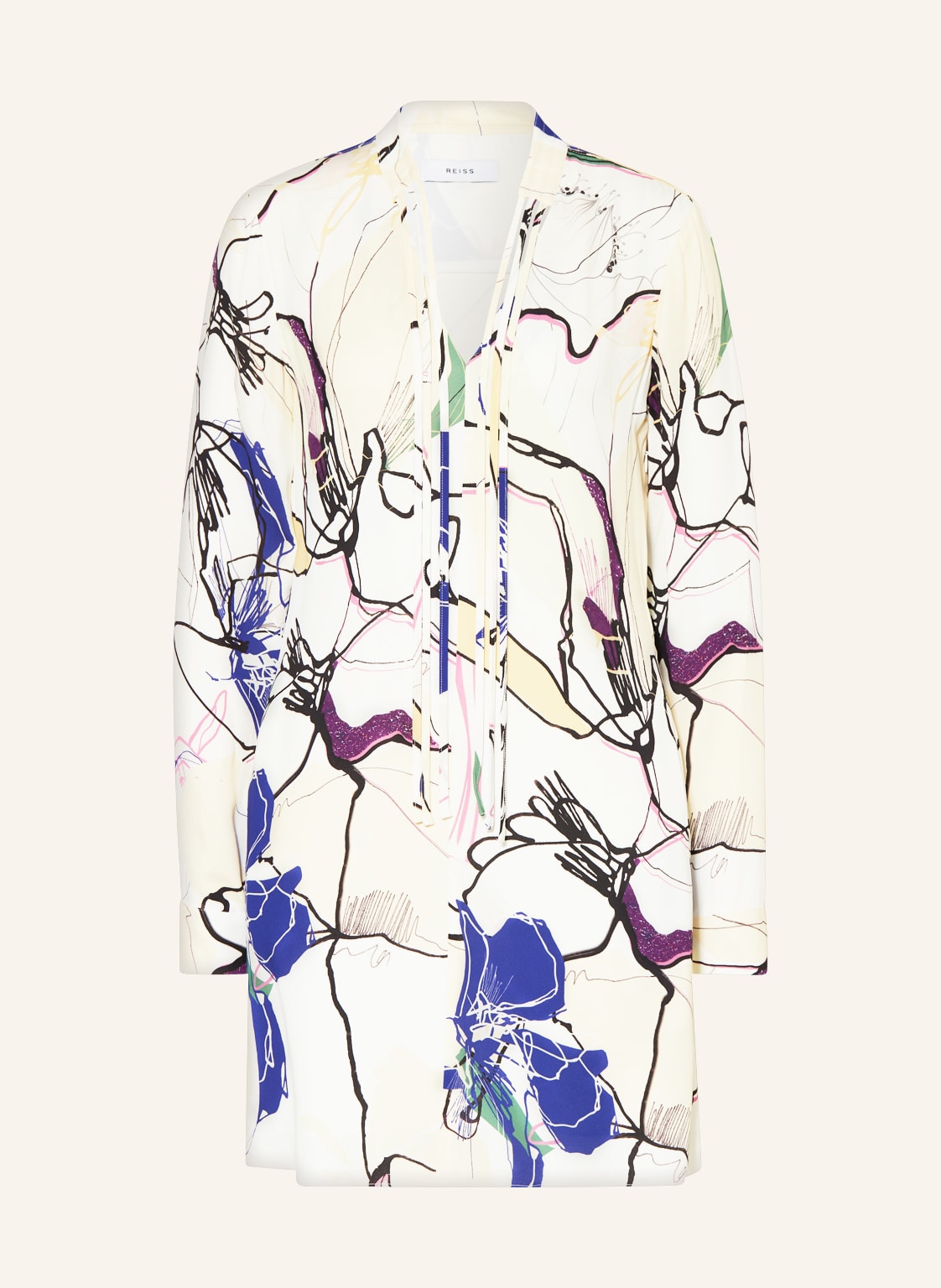 Image of Reiss Kleid Margarite weiss