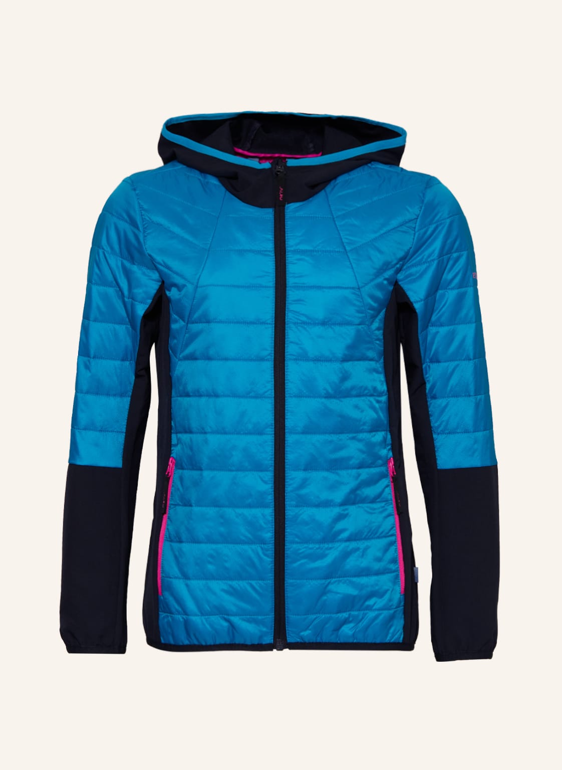 Image of Me°Ru' Hybrid-Steppjacke Temuco grau