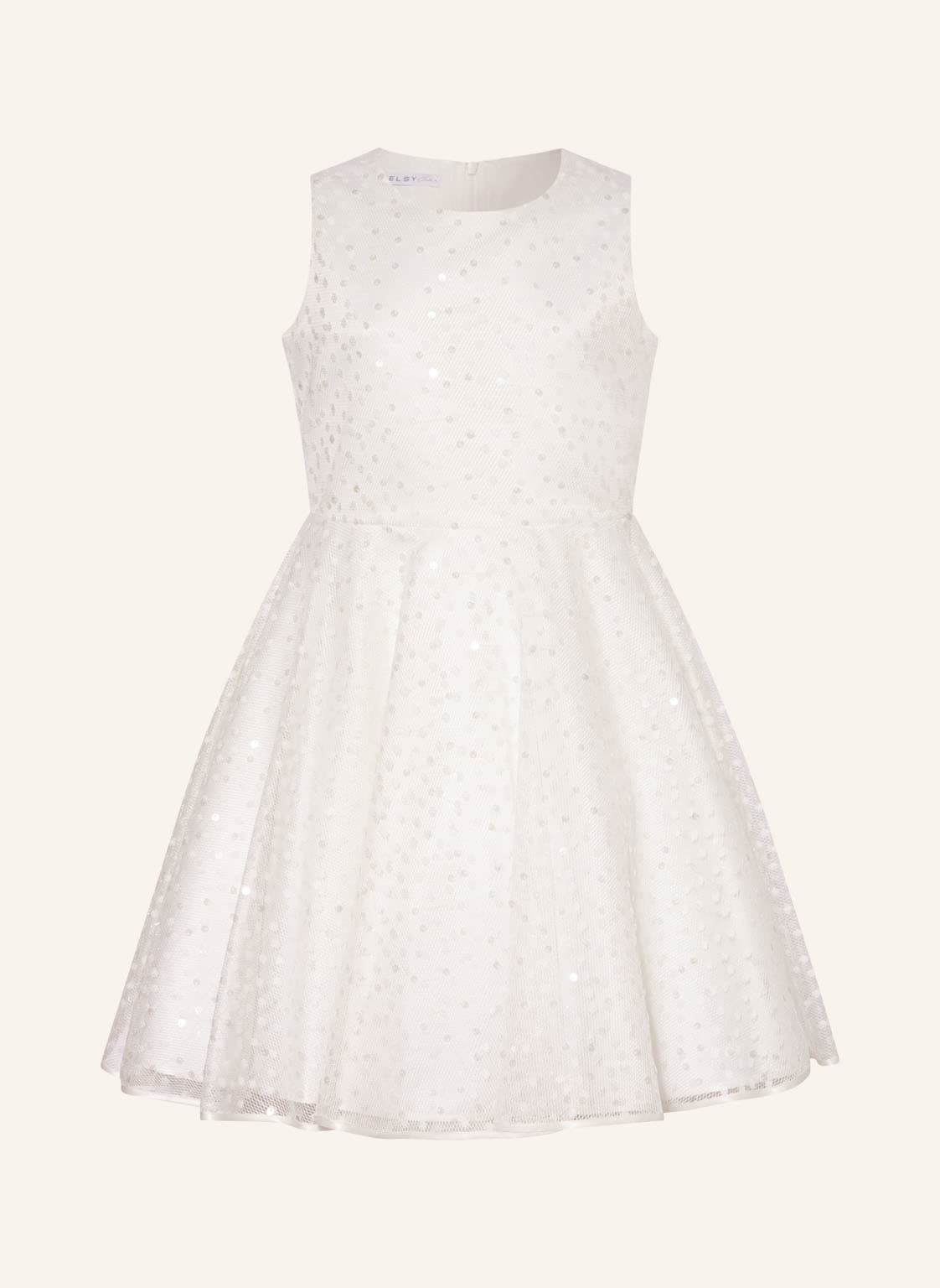 Image of Elsy Kleid Deliziosa Mit Pailletten weiss