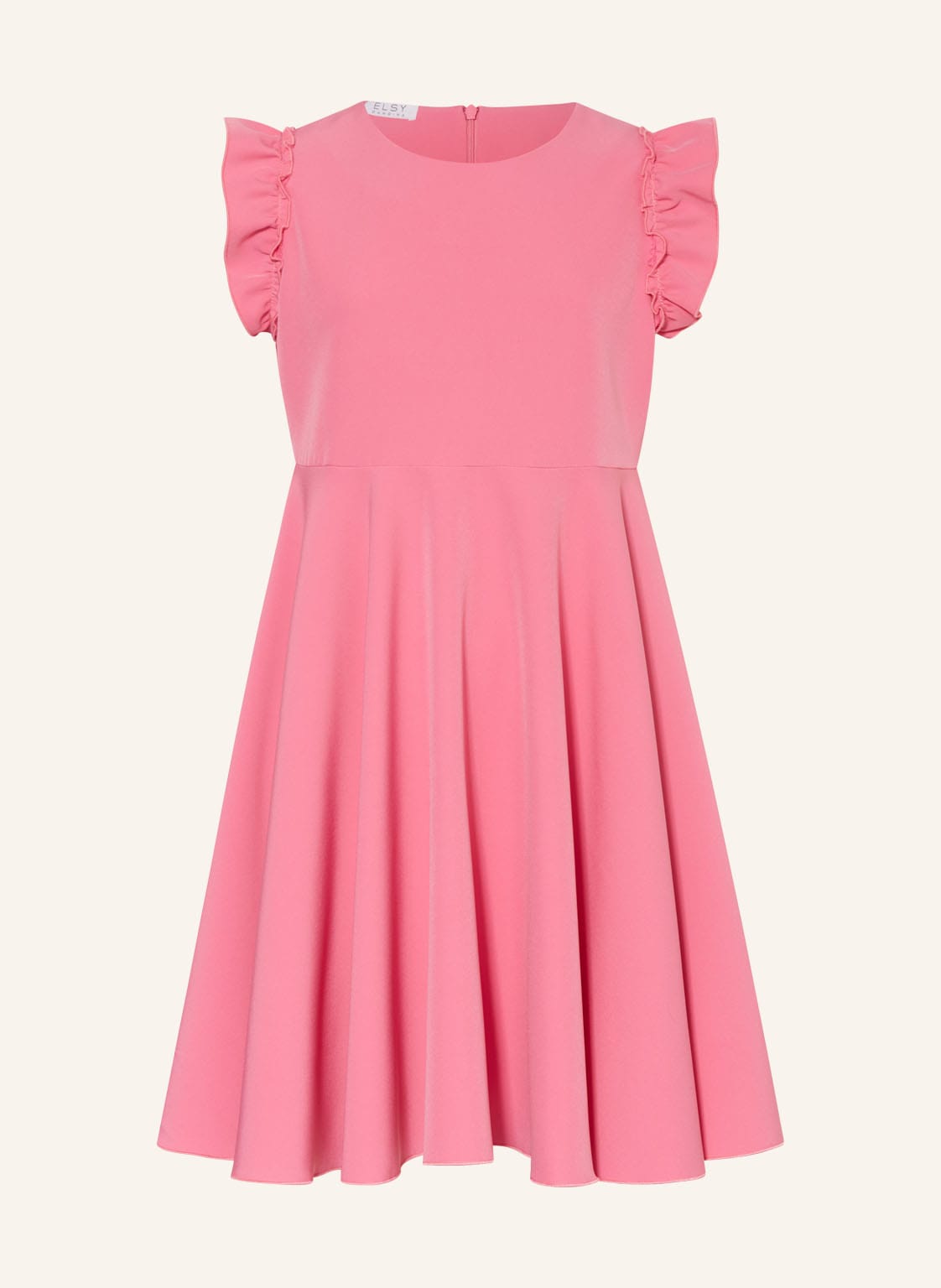 Image of Elsy Kleid Mit Rüschen pink