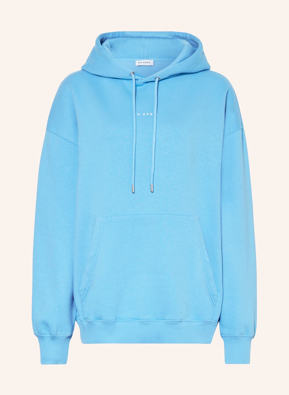 Image of Oh April Oversized-Hoodie Boyfriend blau