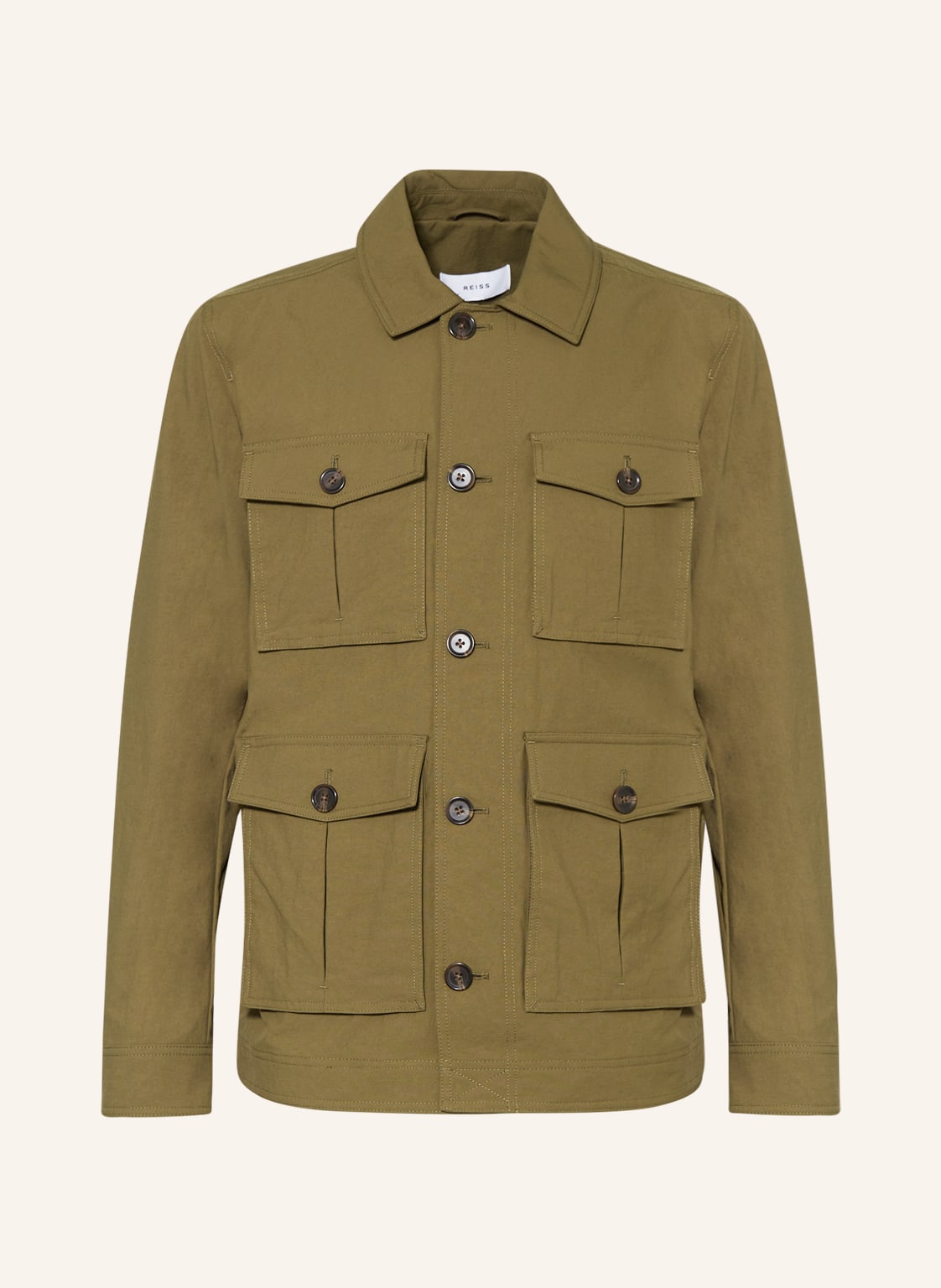 Image of Reiss Fieldjacket Hawke gruen