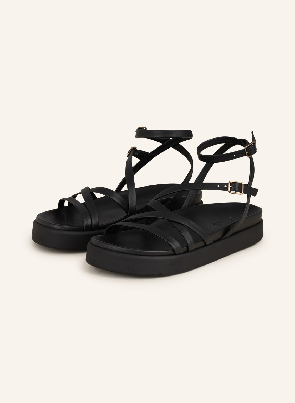 Ba&Sh Sandalen Chana schwarz