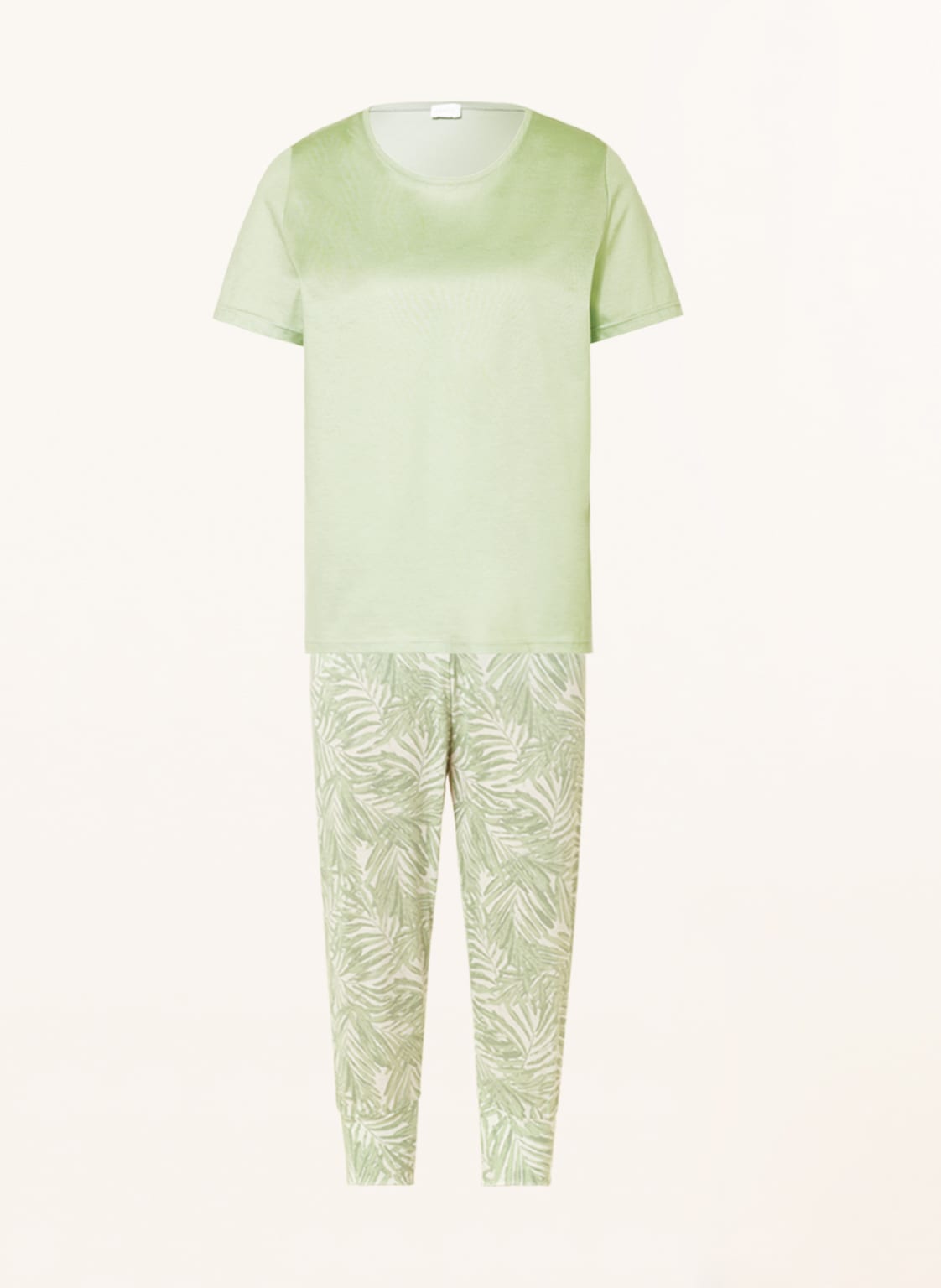 Image of Mey 3/4-Schlafanzug Serie Kailee gruen