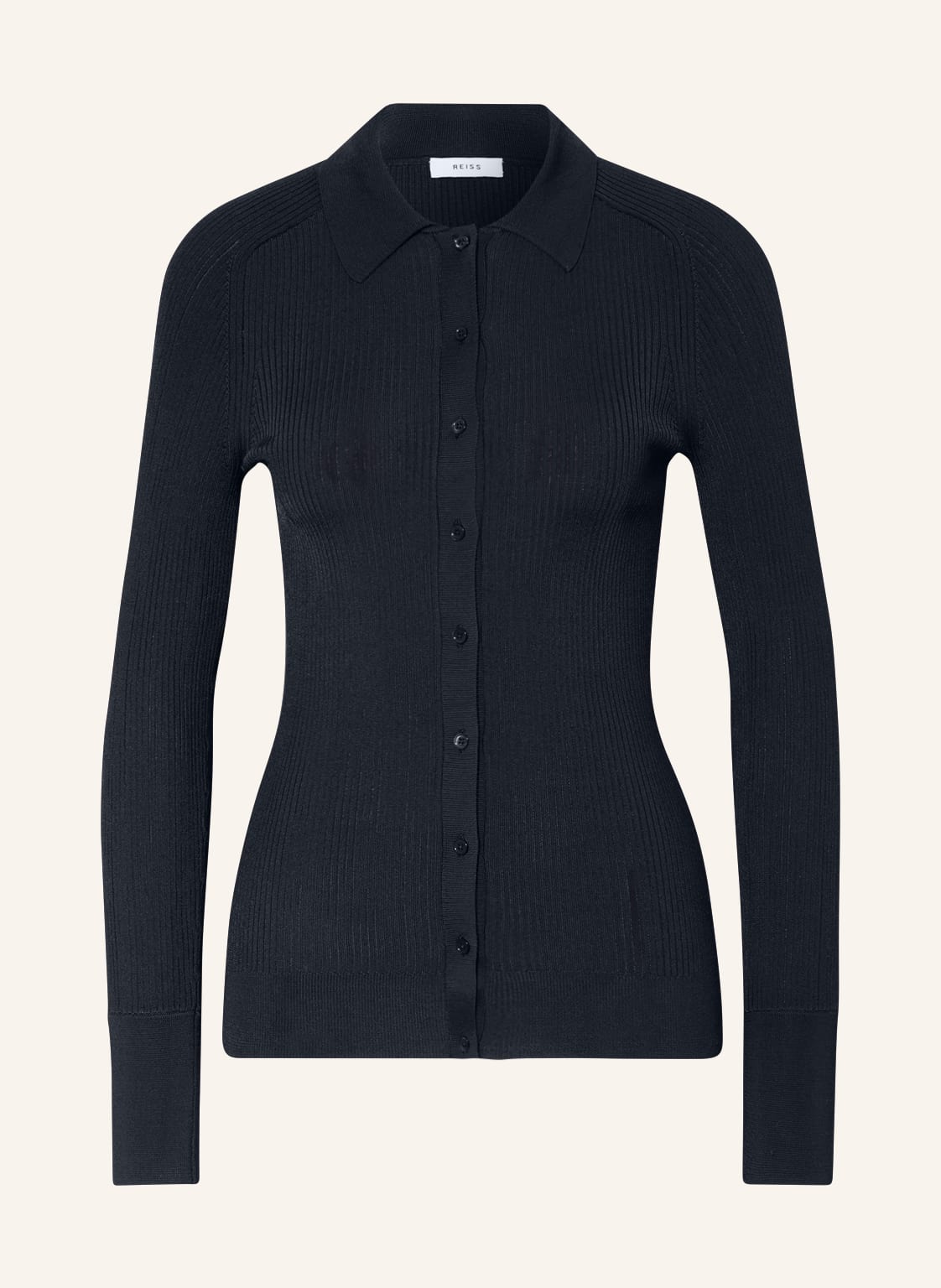 Image of Reiss Strickjacke Sandy blau