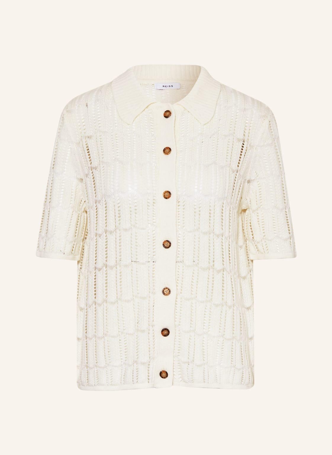 Image of Reiss Strickjacke Savannah weiss