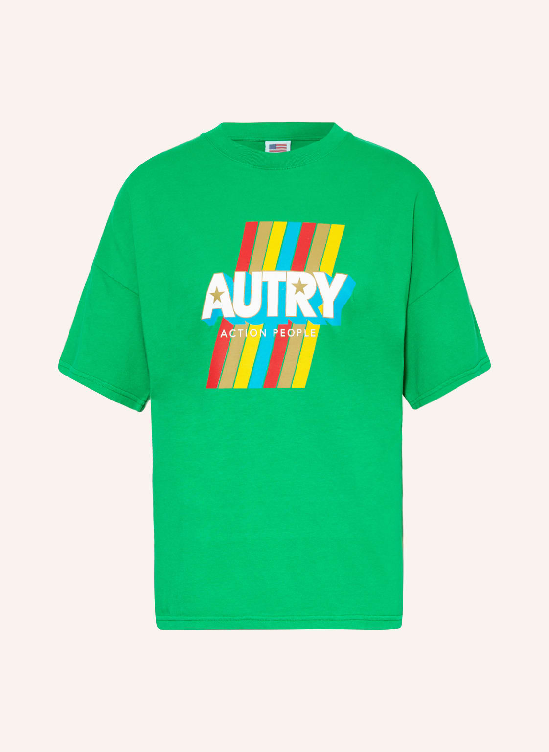 Image of Autry T-Shirt Aerobic gruen