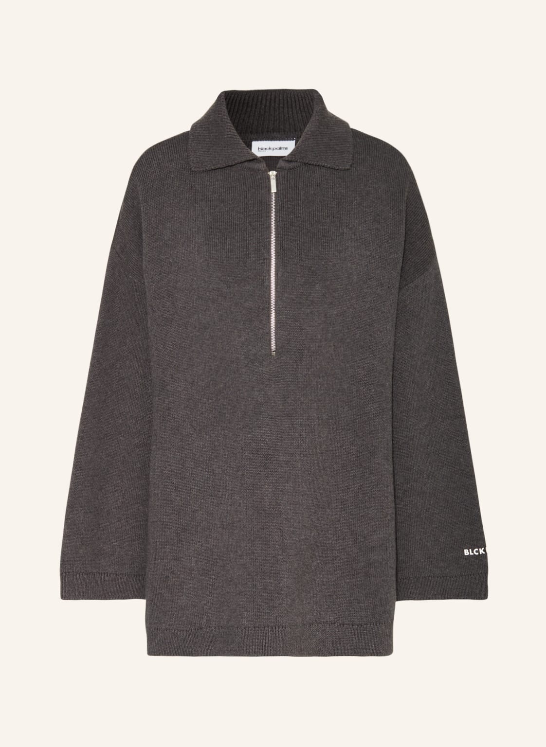 Image of Black Palms Oversized-Troyer Khala grau