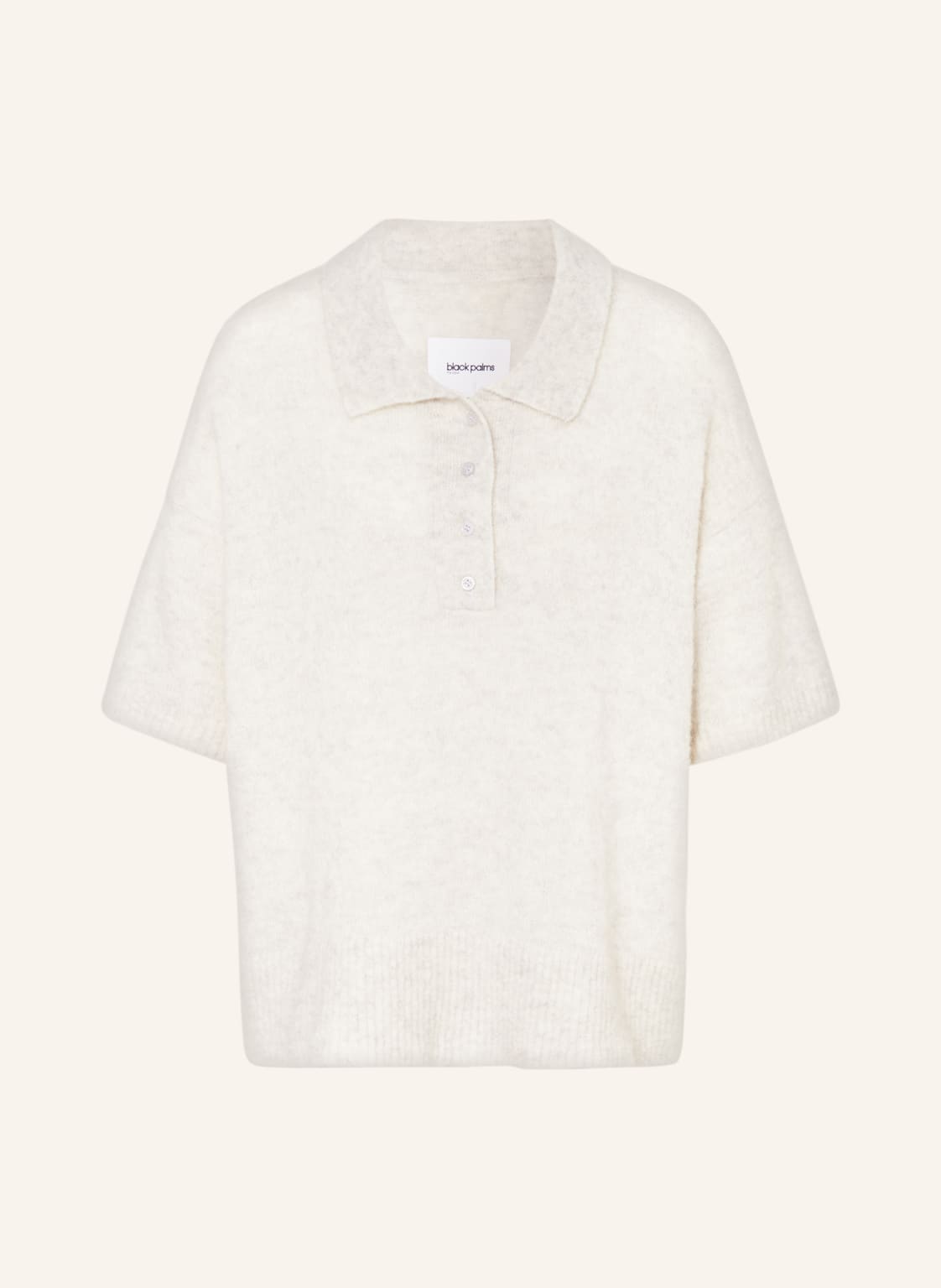 Image of Black Palms Kurzarm-Pullover Kinda grau