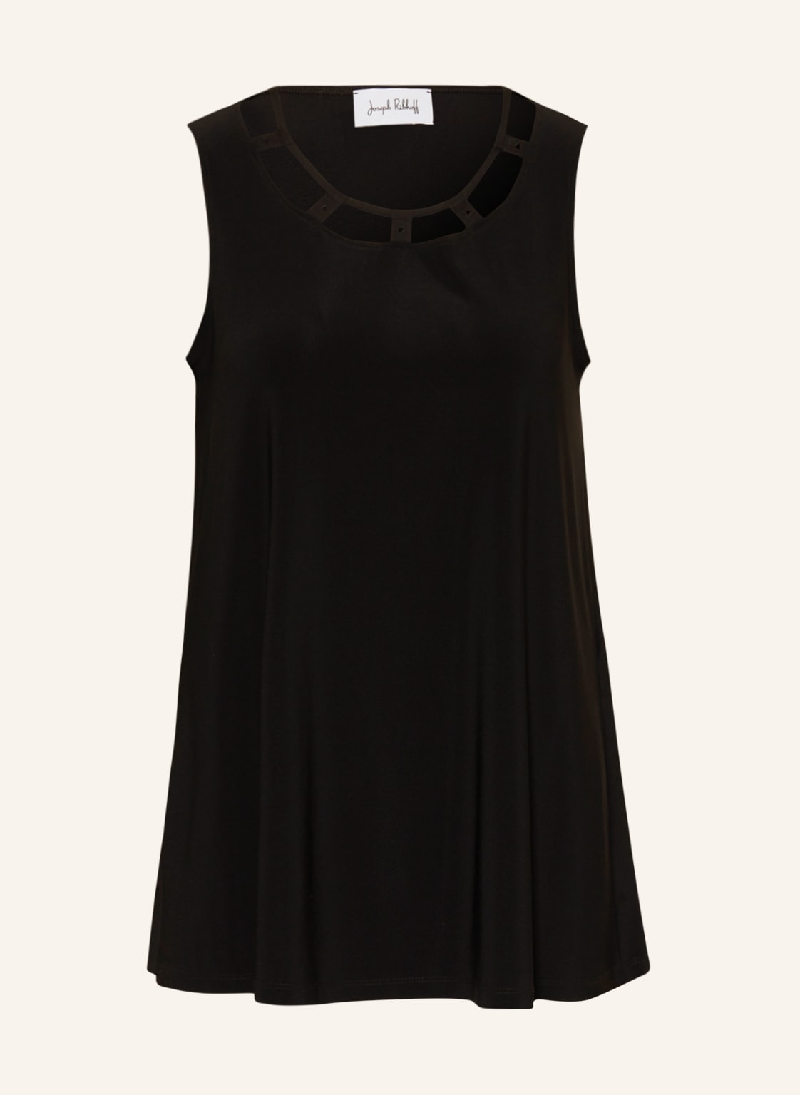 Image of Joseph Ribkoff Top Mit Cut-Outs Und Nieten schwarz