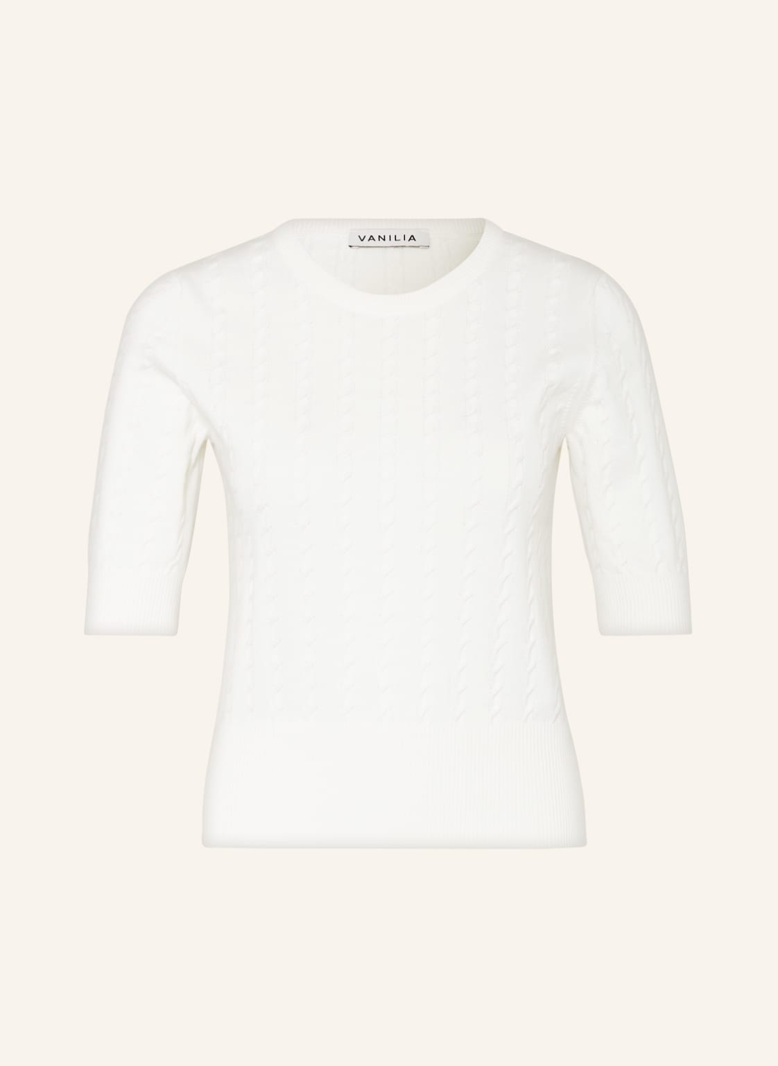 Image of Vanilia Strickshirt weiss