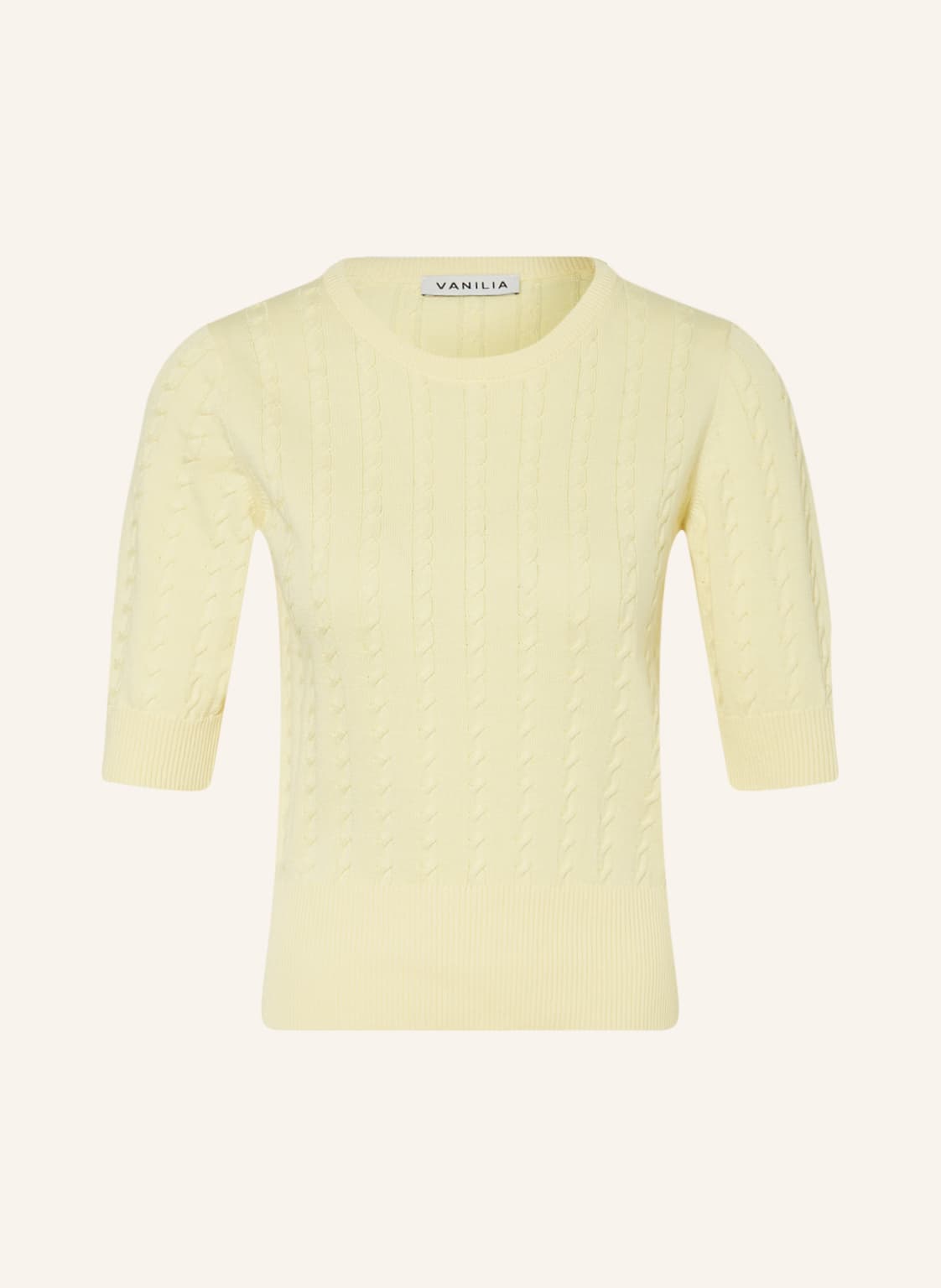 Image of Vanilia Strickshirt gelb