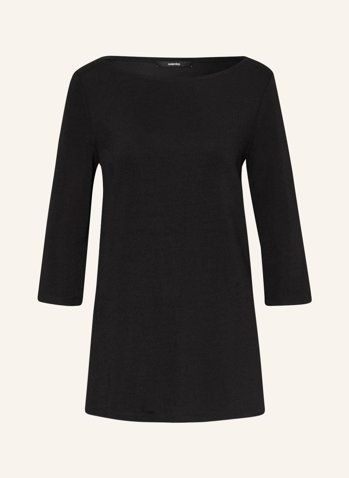 Image of Someday Shirt Udaiki Mit 3/4-Arm schwarz