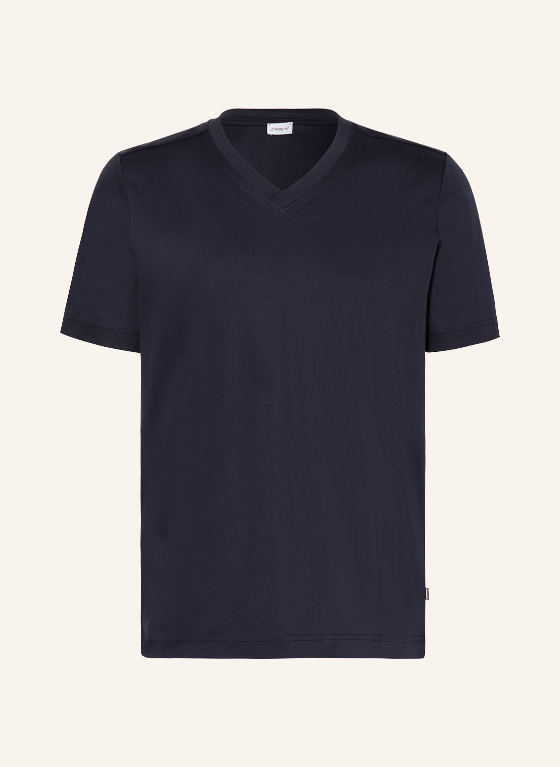 Image of Zimmerli Schlafshirt Supreme Green Cotton blau