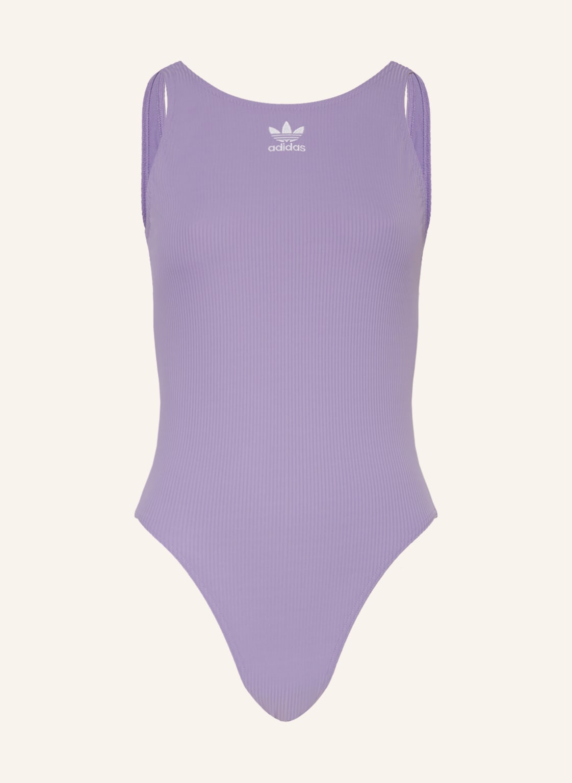 Image of Adidas Originals Badeanzug Adicolor Rib violett
