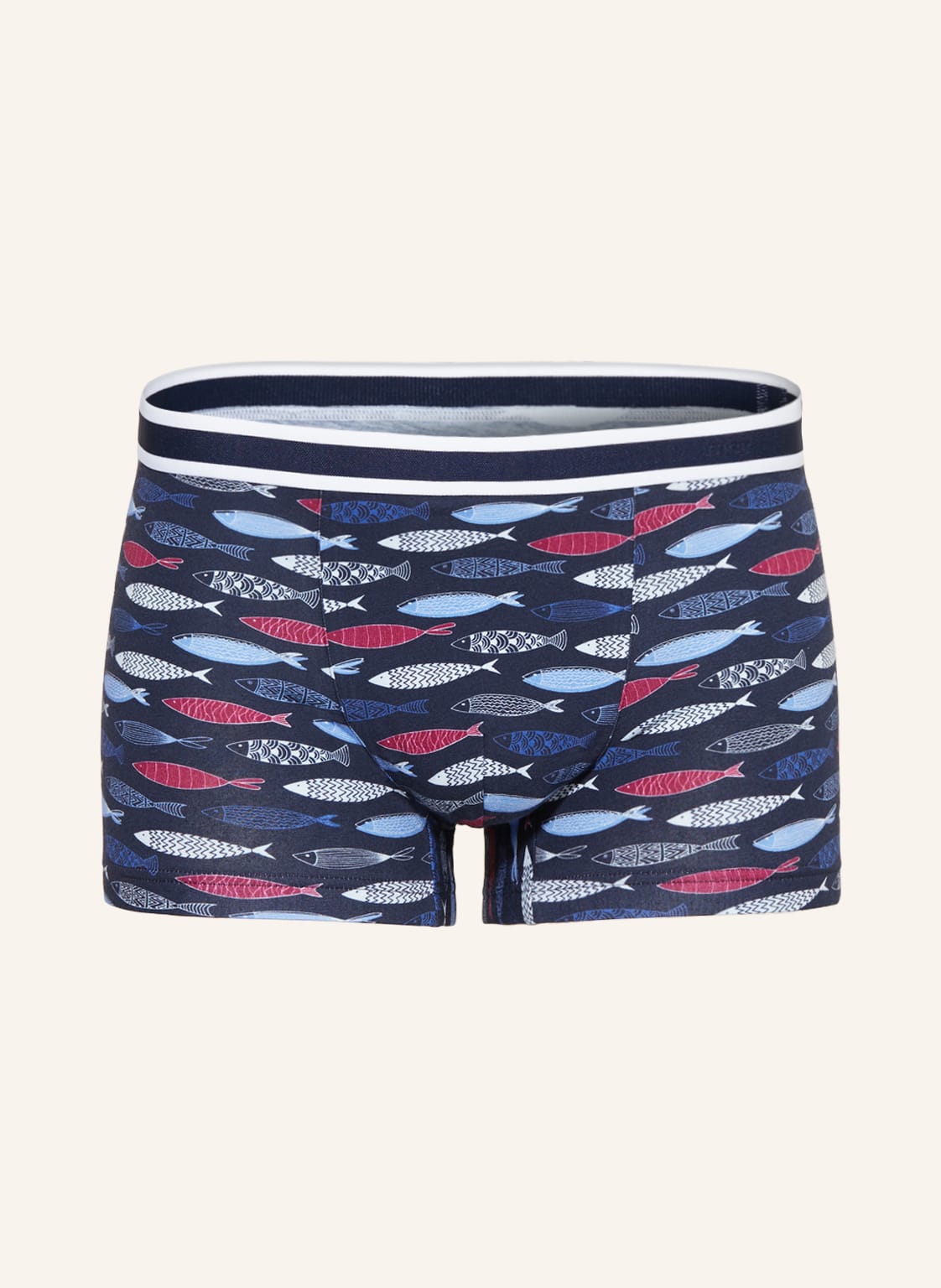 Image of Mey Boxershorts Serie Fish blau