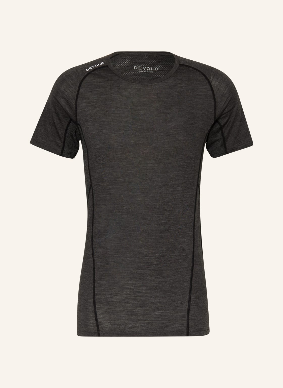 Image of Devold T-Shirt Running Merino 130 Mit Mesh grau