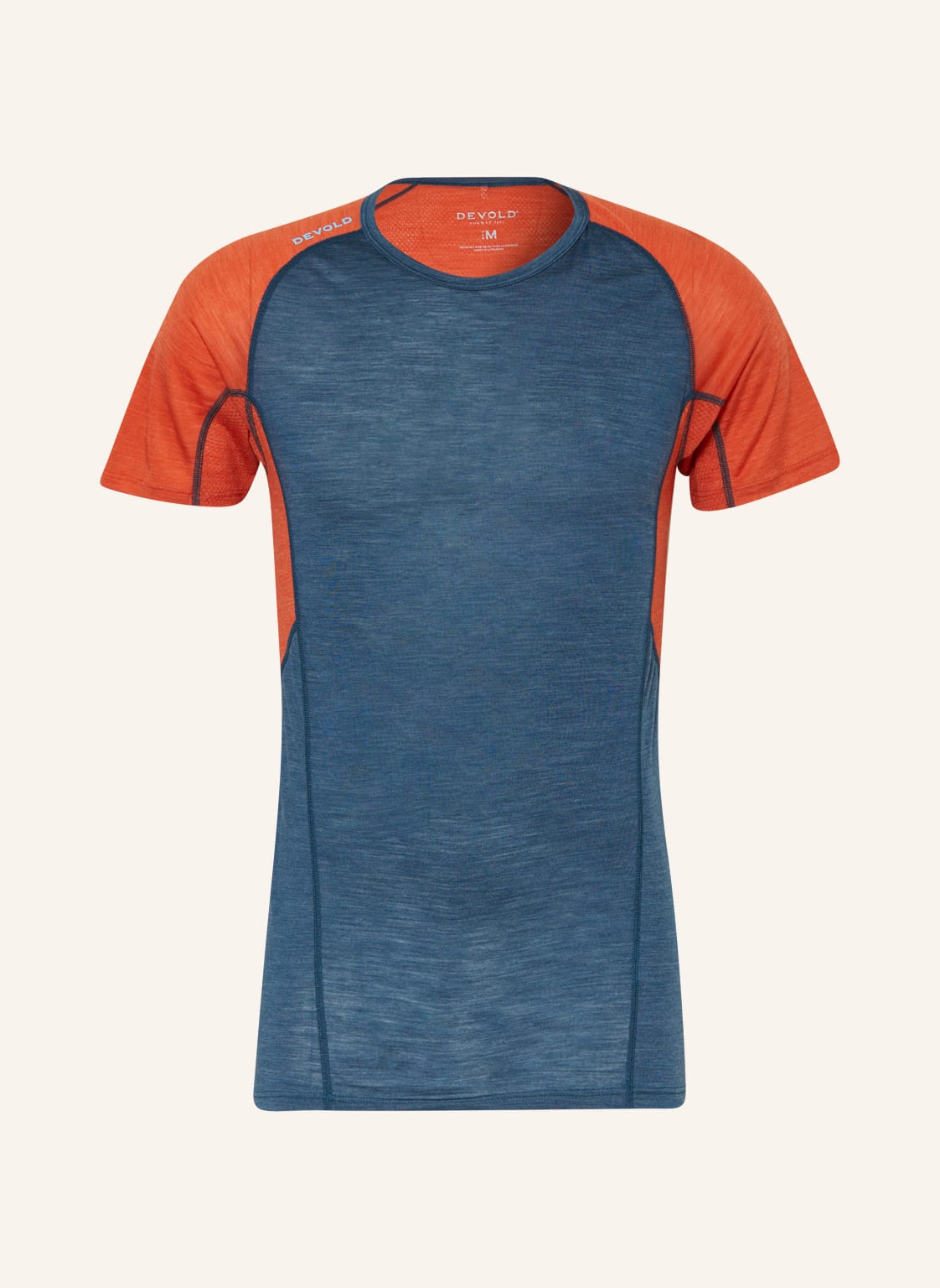 Image of Devold T-Shirt Running Merino 130 Mit Mesh blau