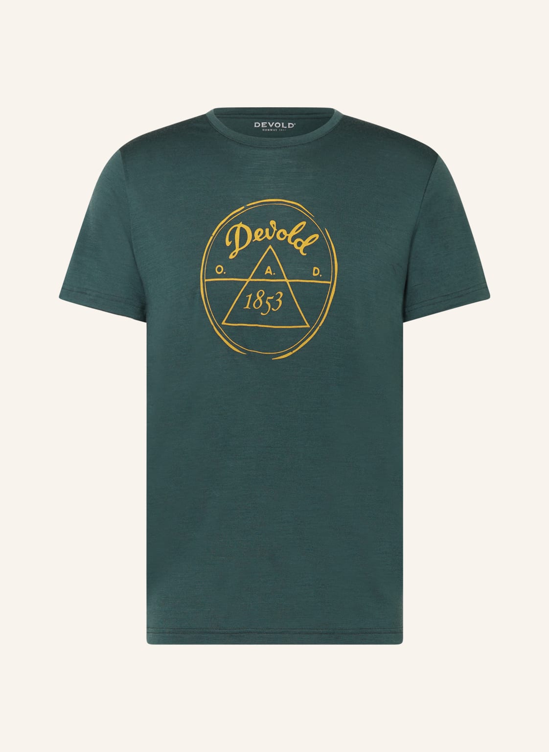 Image of Devold T-Shirt 1853 Aus Merinowolle gruen
