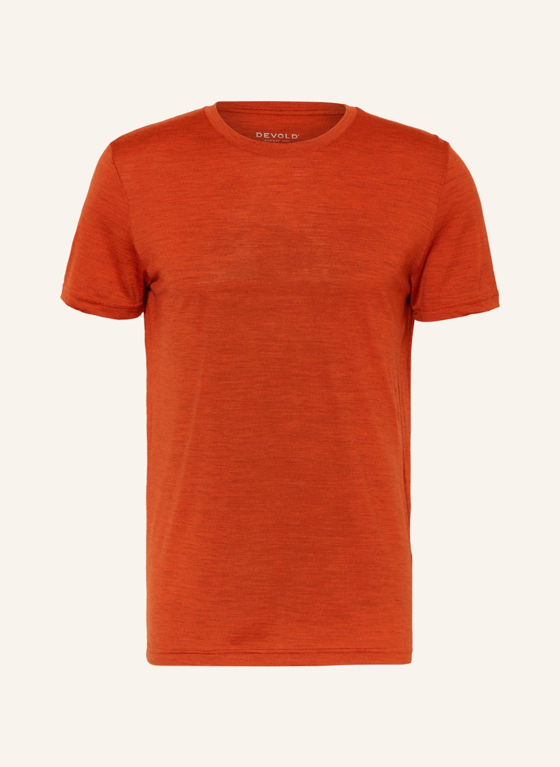 Image of Devold T-Shirt Eika Merino 150 orange