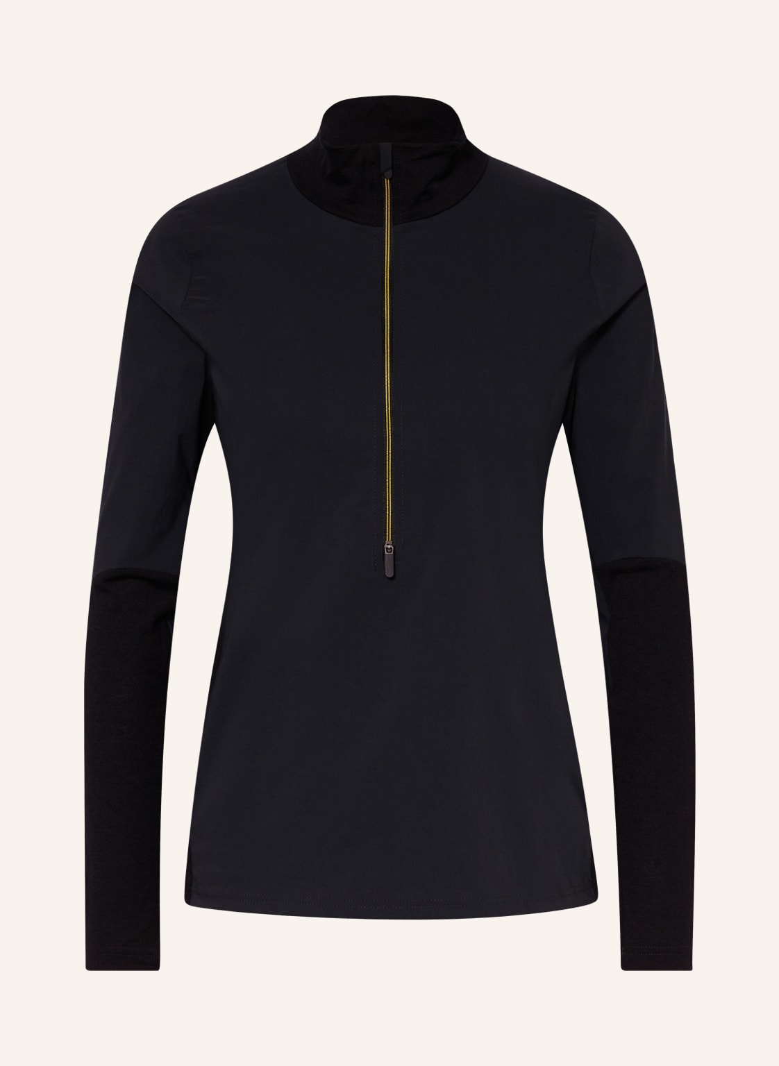 Image of Devold Midlayer Running Merino Cover Zip schwarz