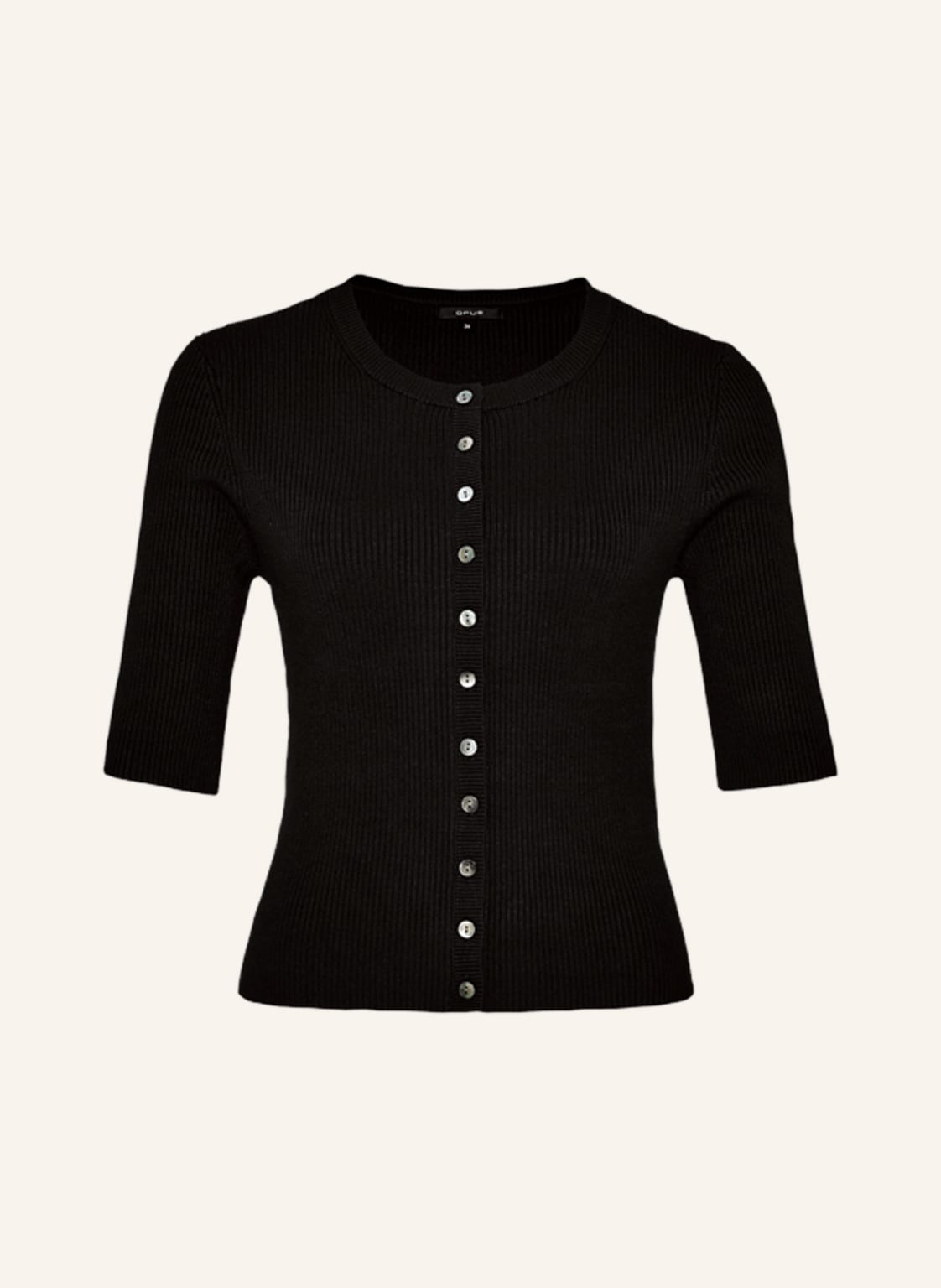 Image of Opus Strickjacke Dijany Mit 3/4-Arm schwarz