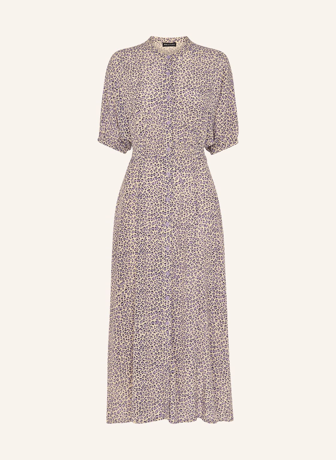 Image of Whistles Hemdblusenkleid violett