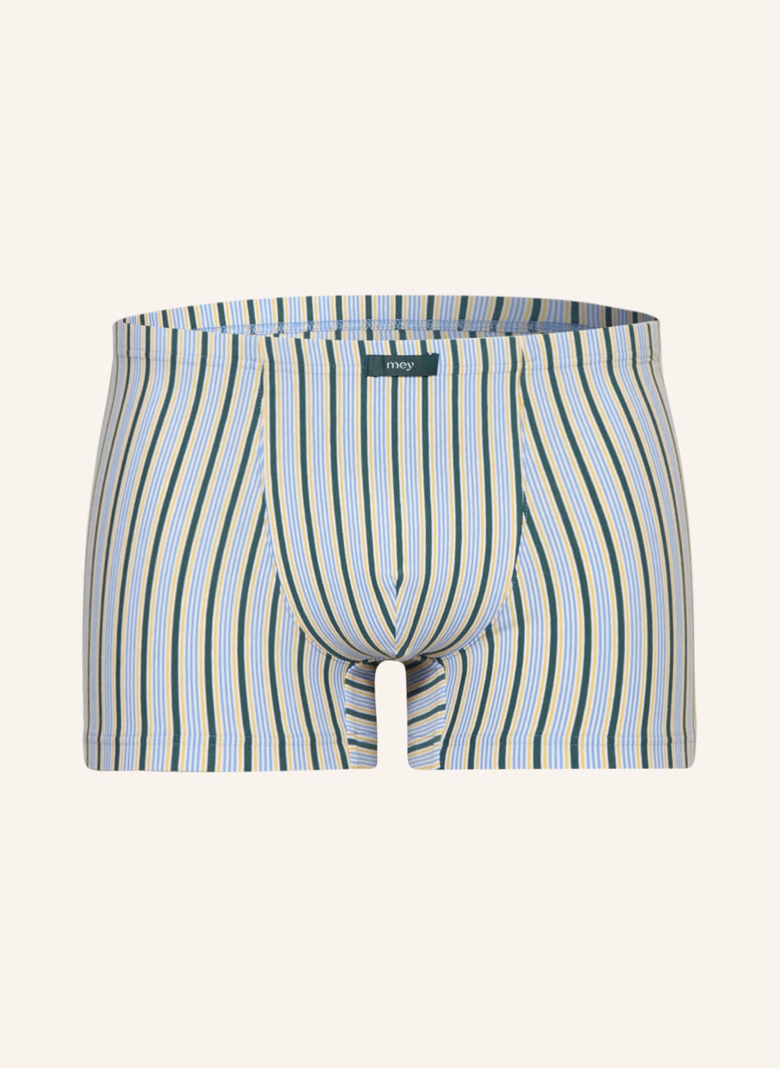 Image of Mey Boxershorts Serie Coloured Stripes blau