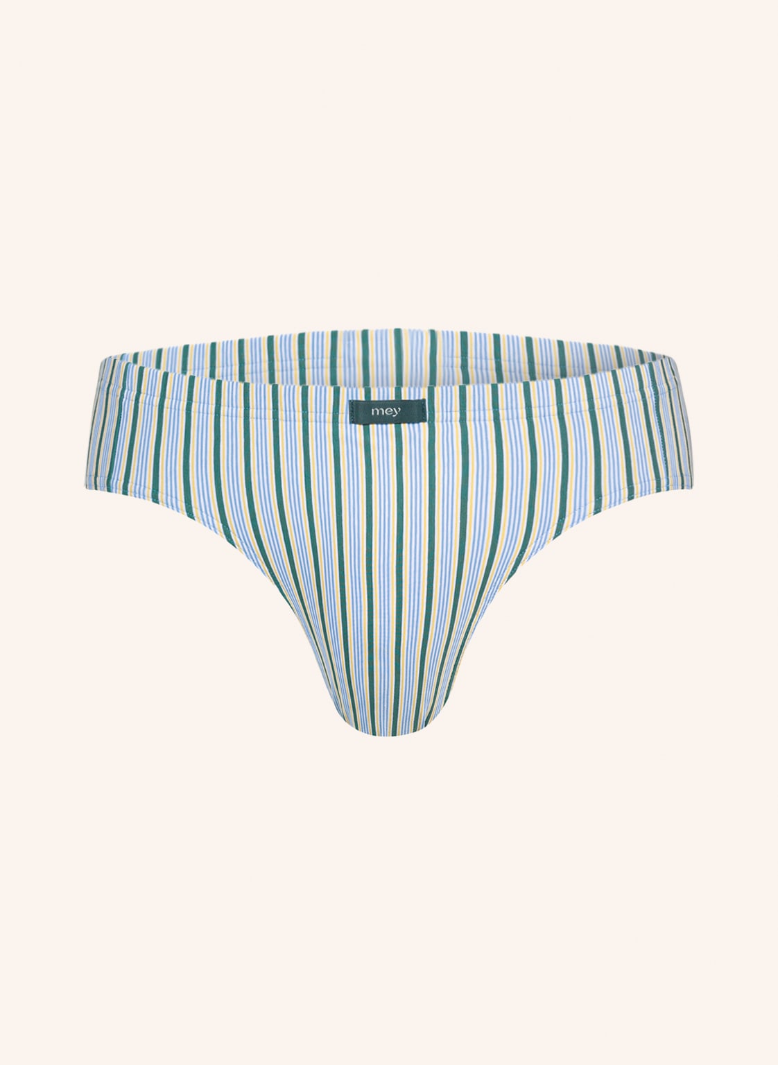 Image of Mey Slip Serie Coloured Stripes blau