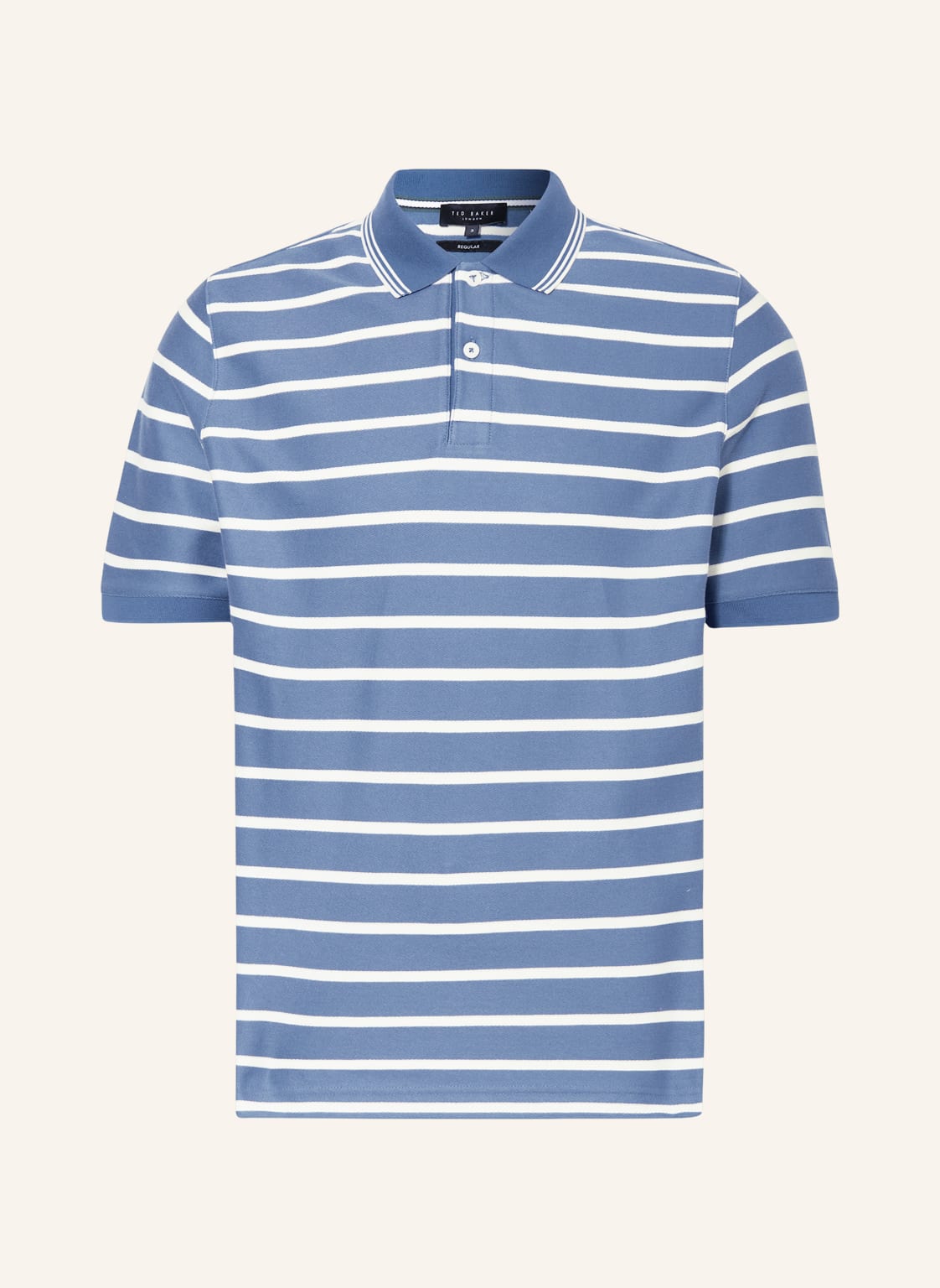 Image of Ted Baker Piqué-Poloshirt Nivenn blau