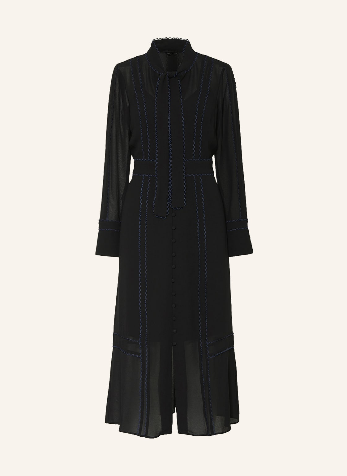 Image of Ted Baker Schluppenkleid Claiirr schwarz