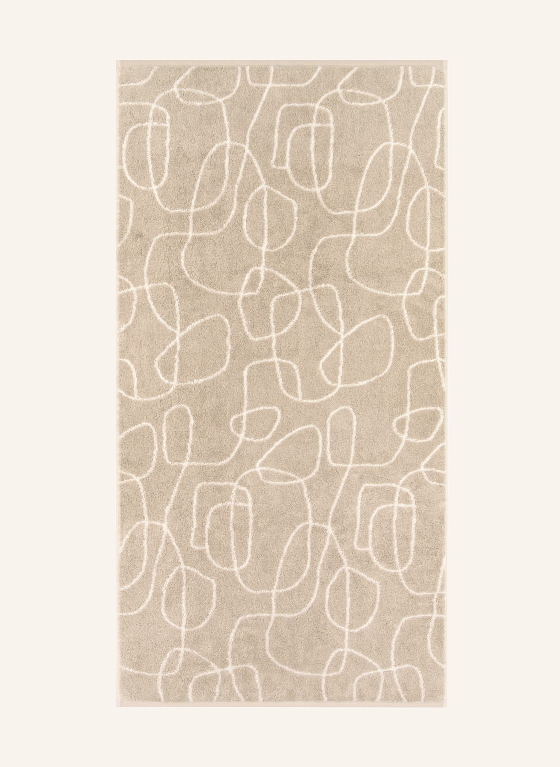 Image of Cawö Handtuch Gallery Outline beige