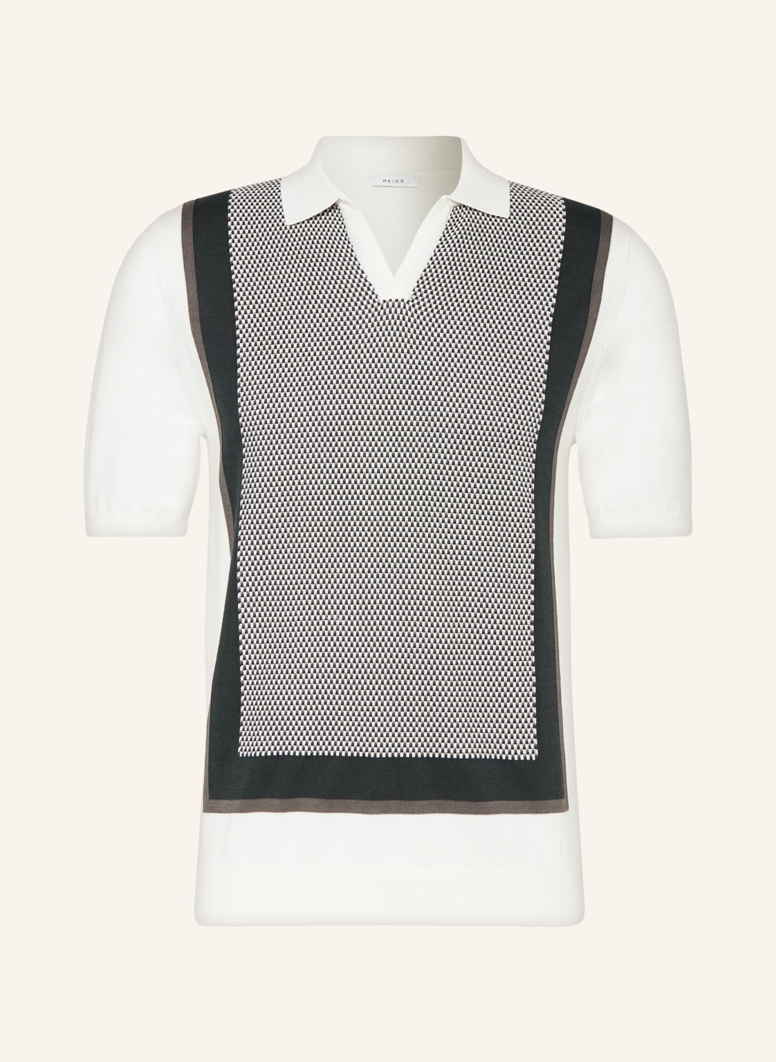 Image of Reiss Strickshirt Kennington gruen