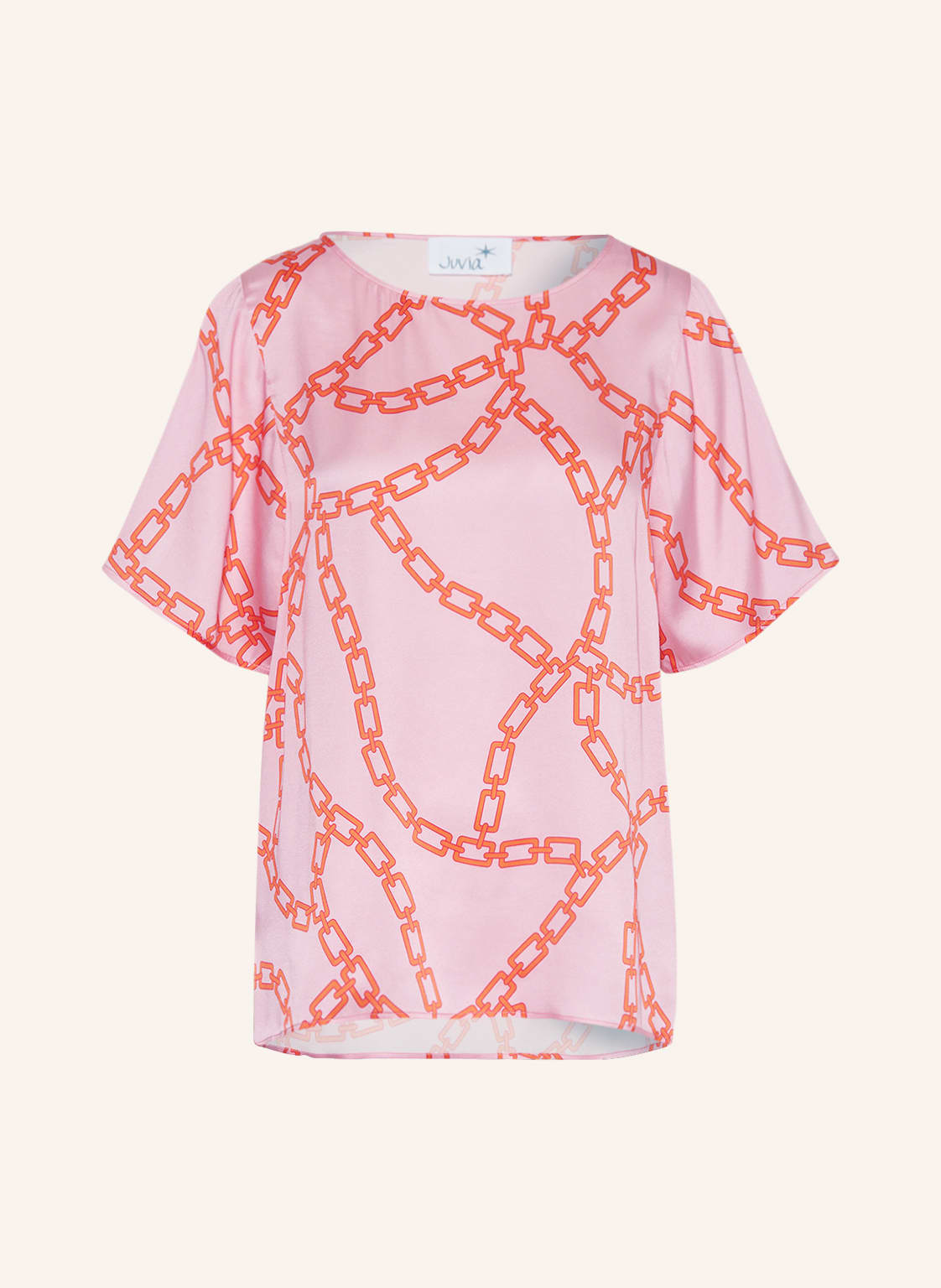 Image of Juvia Blusenshirt Elise Aus Seide rosa